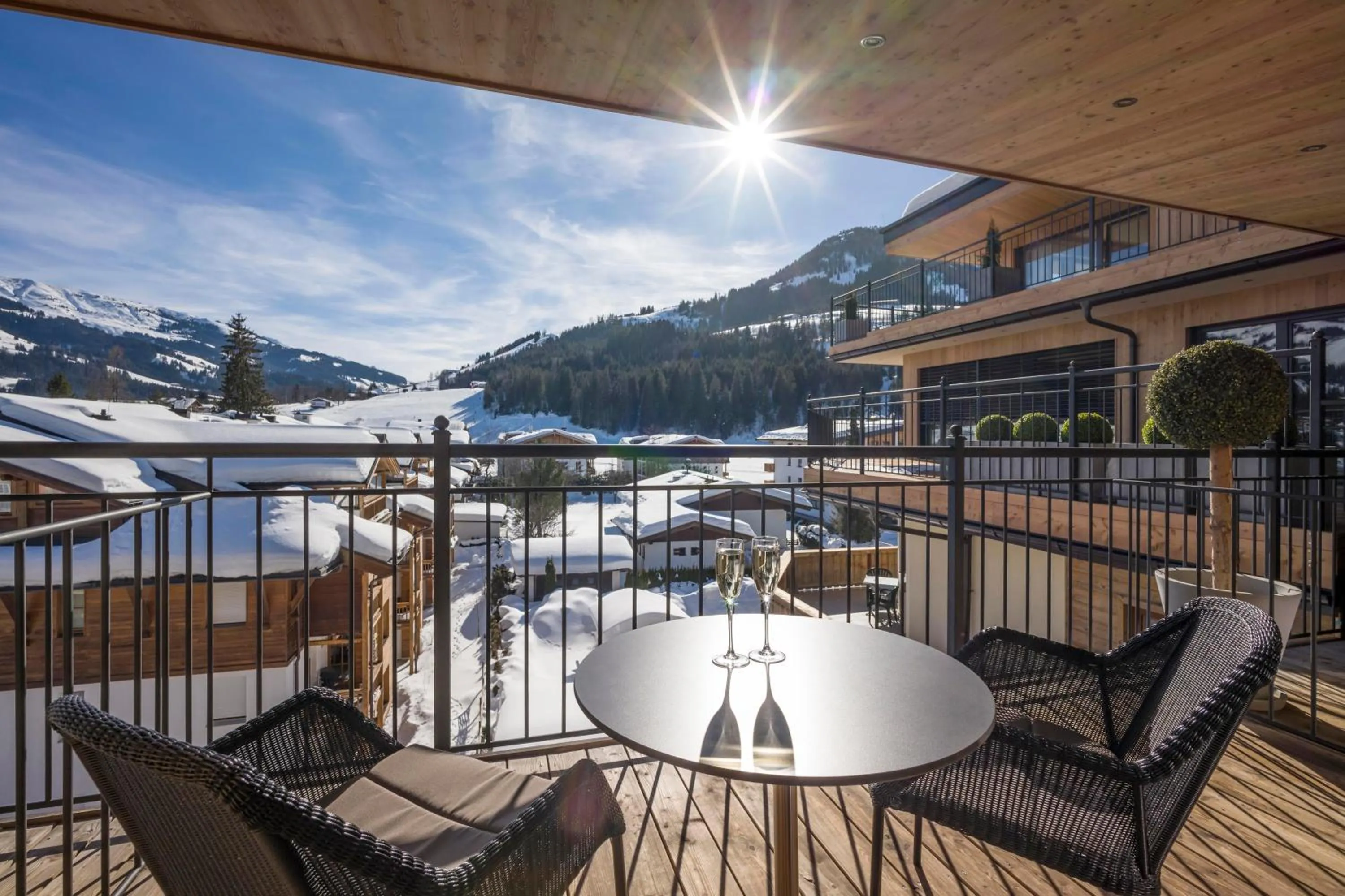 Mountain view in Hotel Zentral ****superior