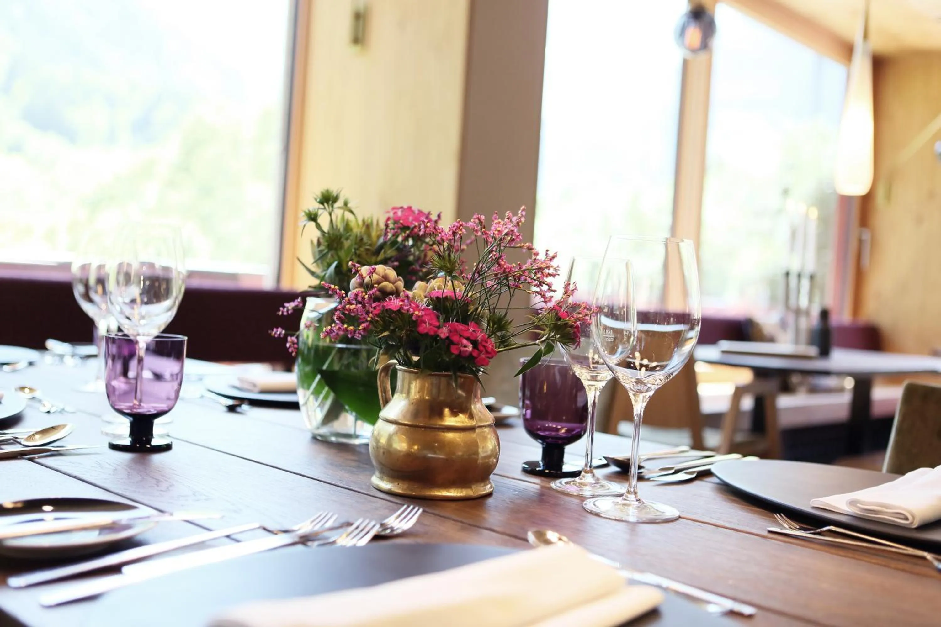 Dining area in Walliserhof