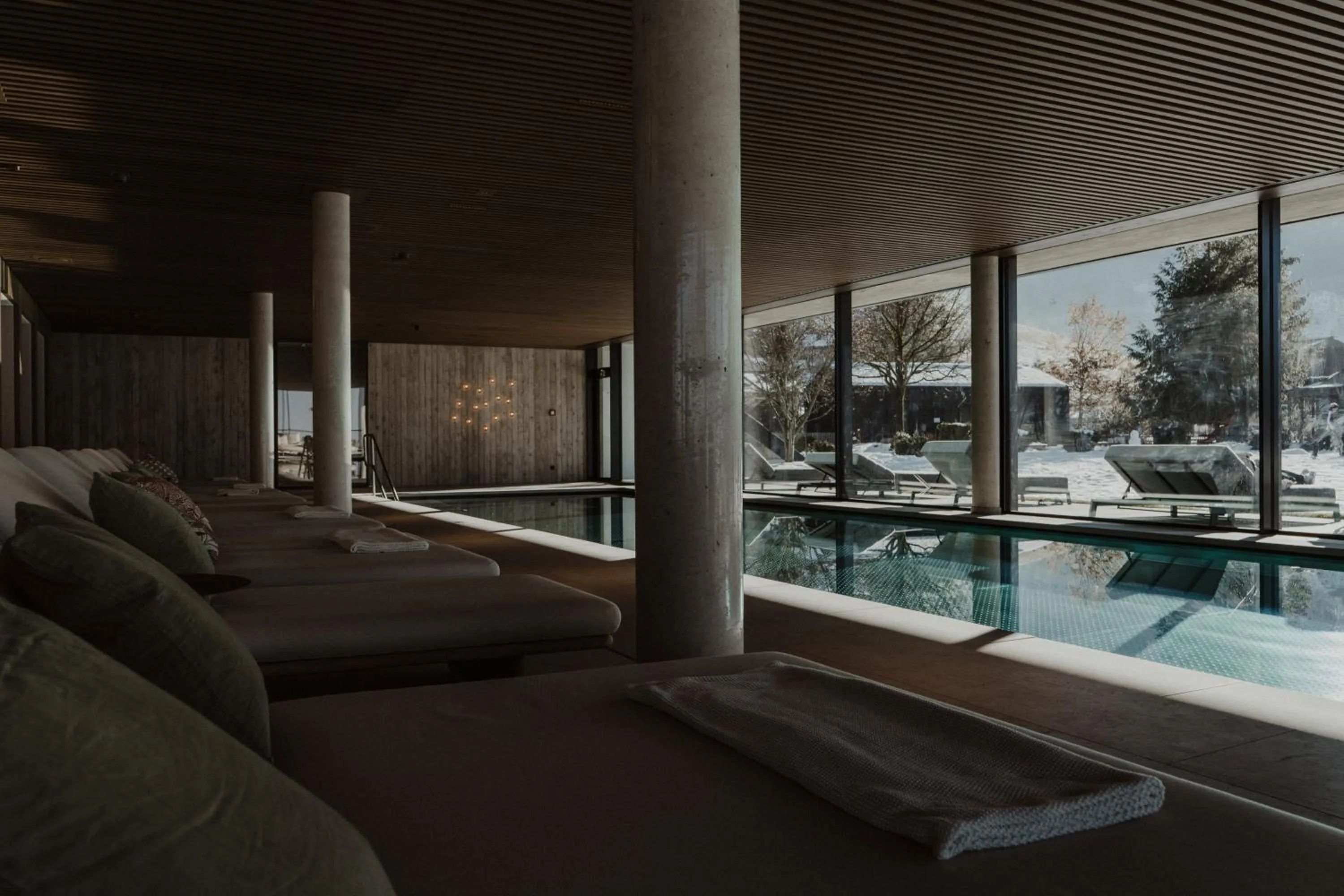 Swimming pool in Hotel Oberforsthof