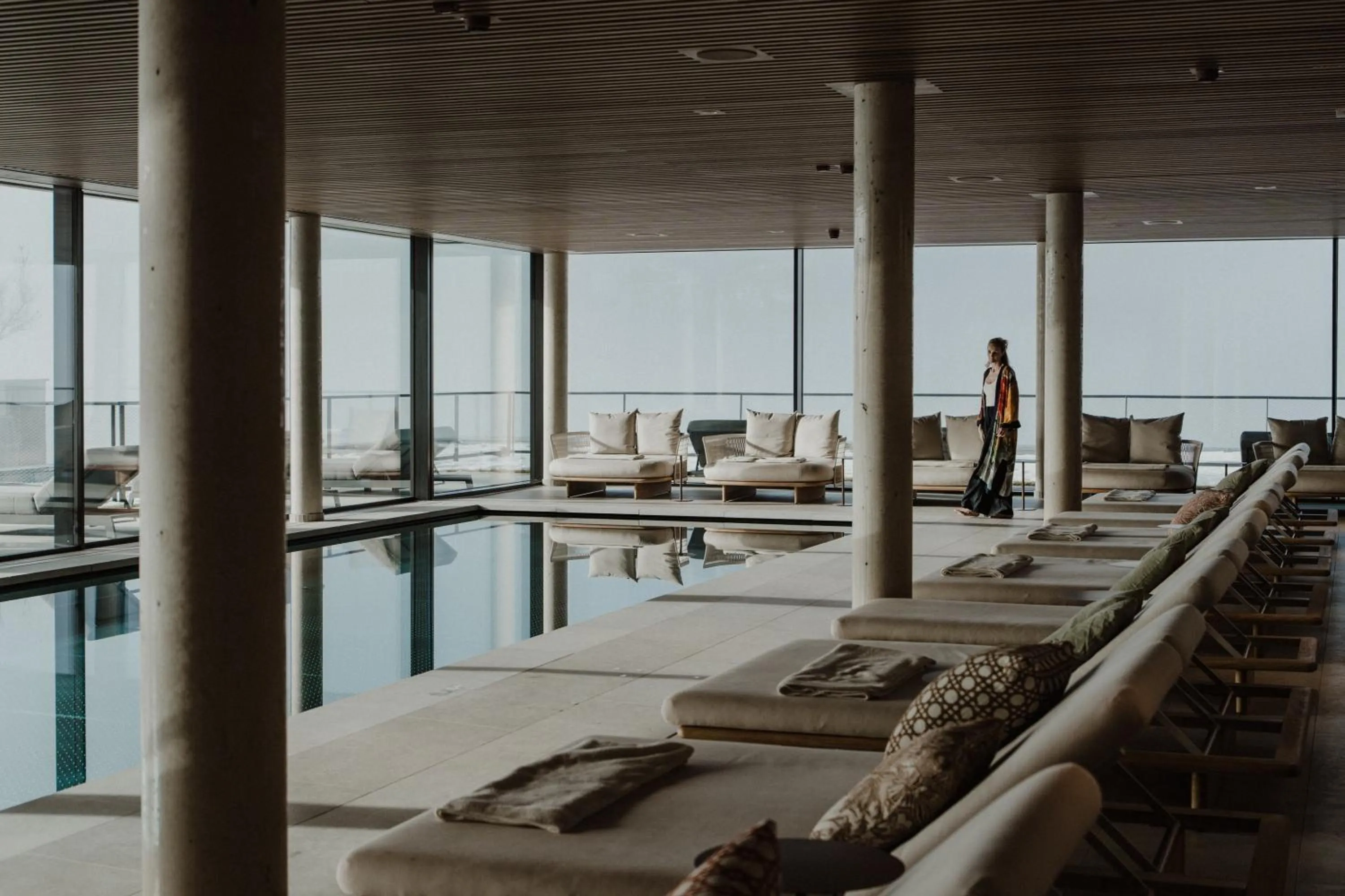 Swimming pool in Hotel Oberforsthof