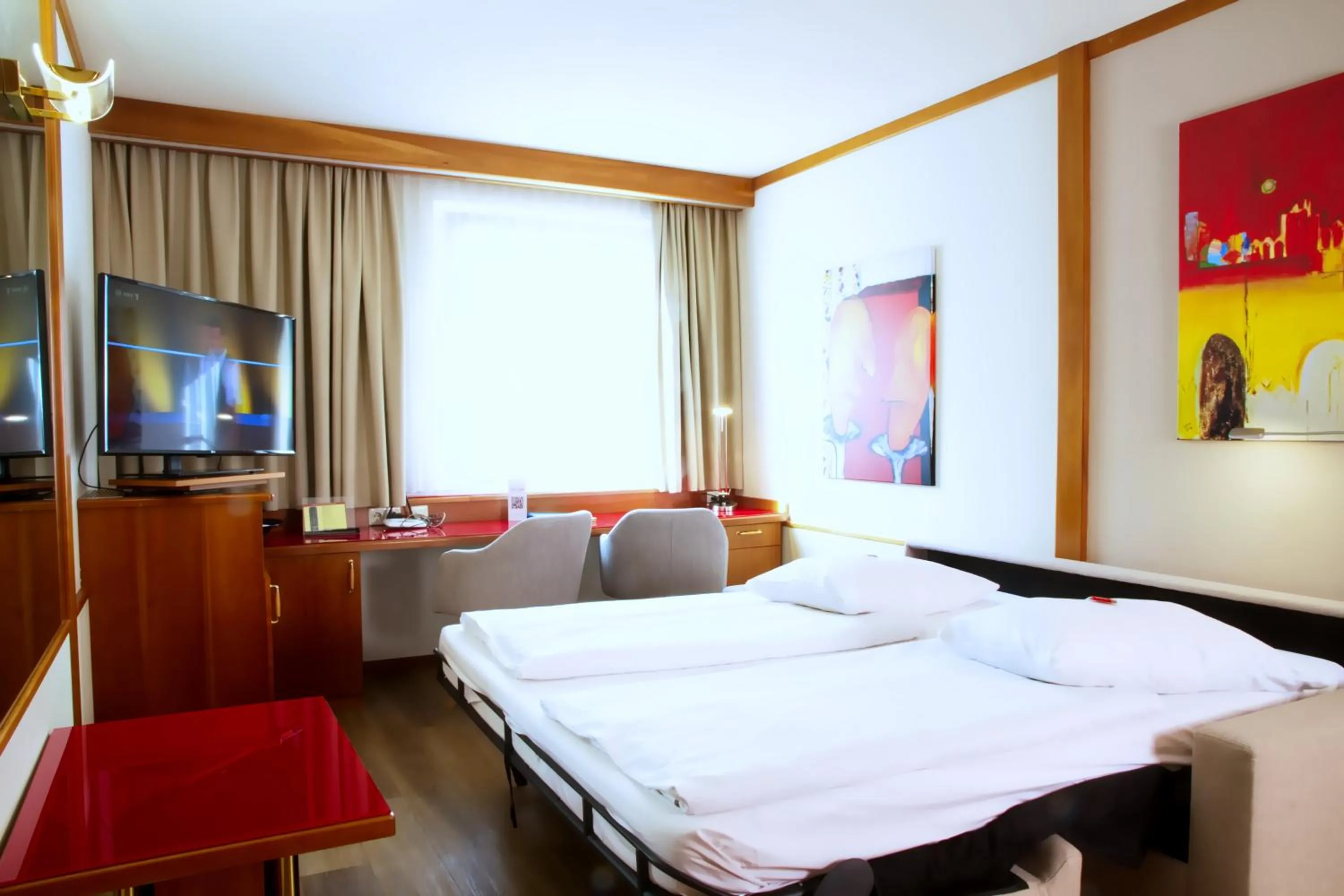 Bed in Vienna Sporthotel