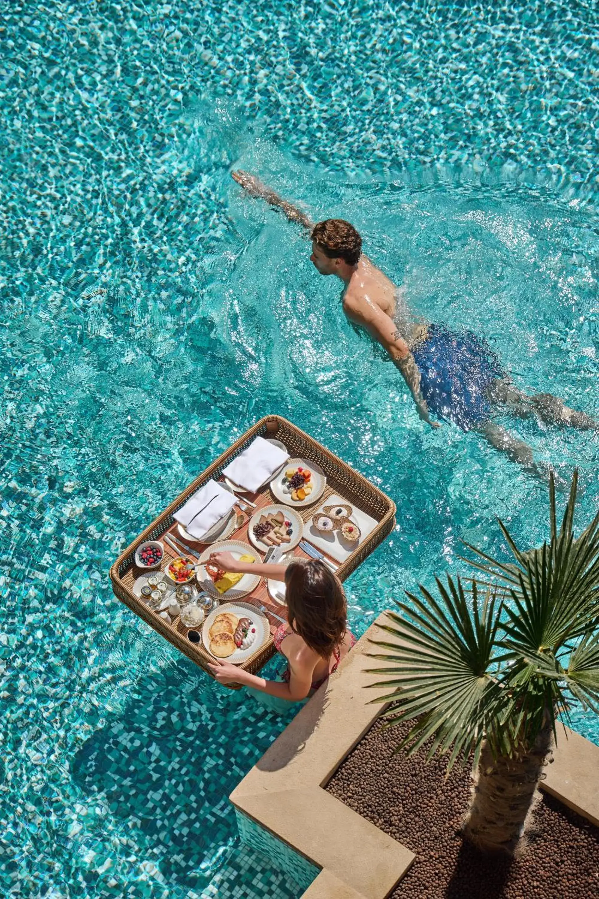 Pool view in Kempinski Summerland Hotel & Resort Beirut Pool view in Kempinski Summerland Hotel & Resort Beirut