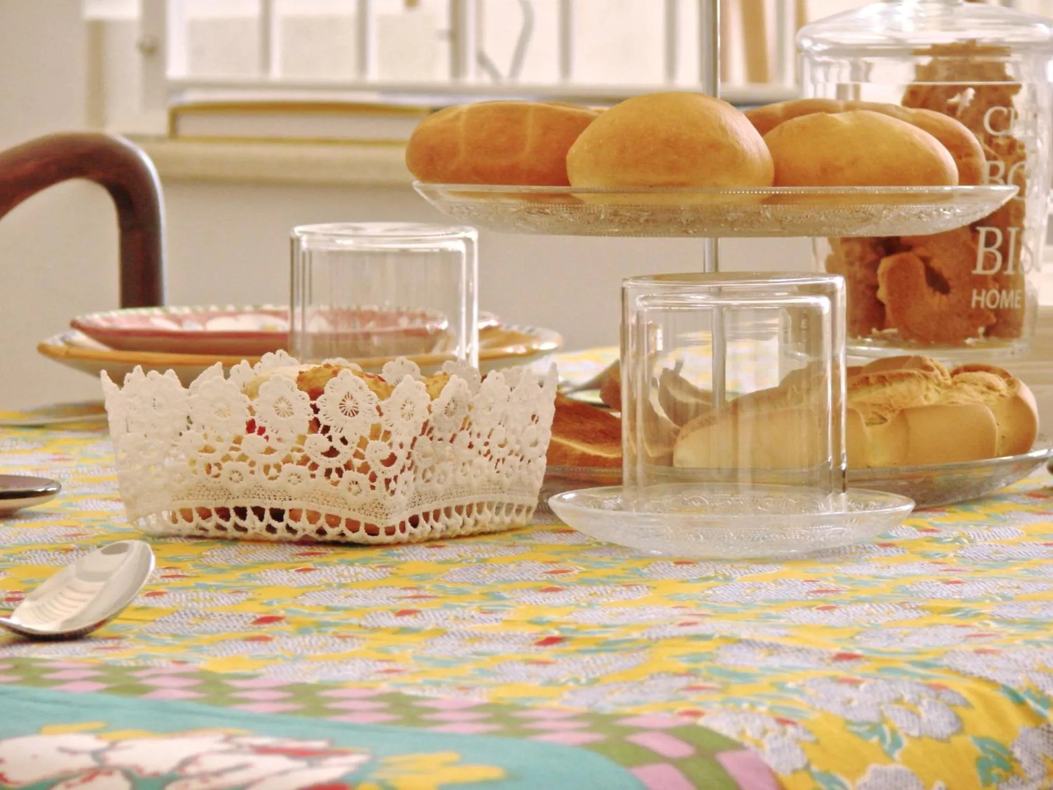 Italian breakfast in Kinanto Bioresort