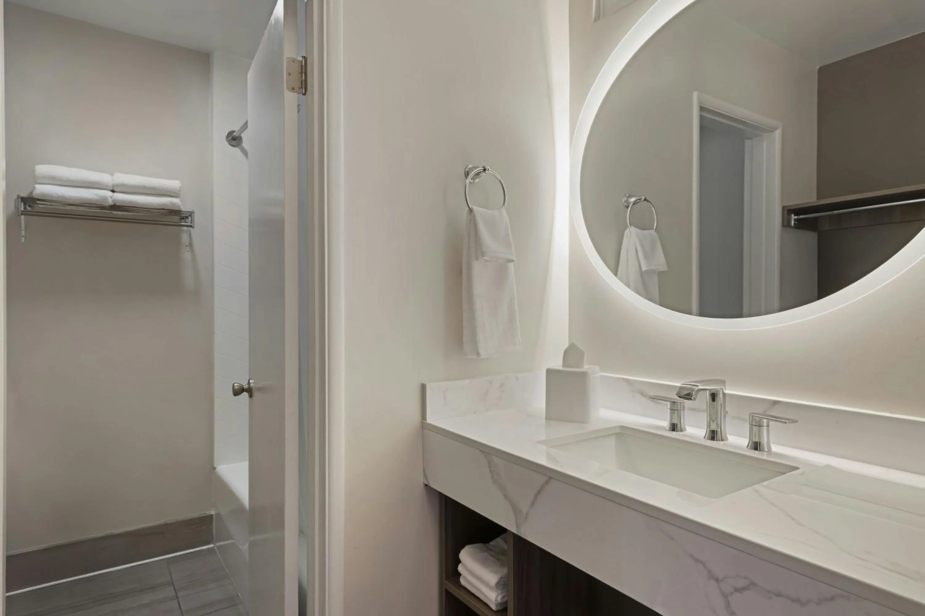 Bathroom in FOUND Hotels, Santa Barbara, Series by Marriott