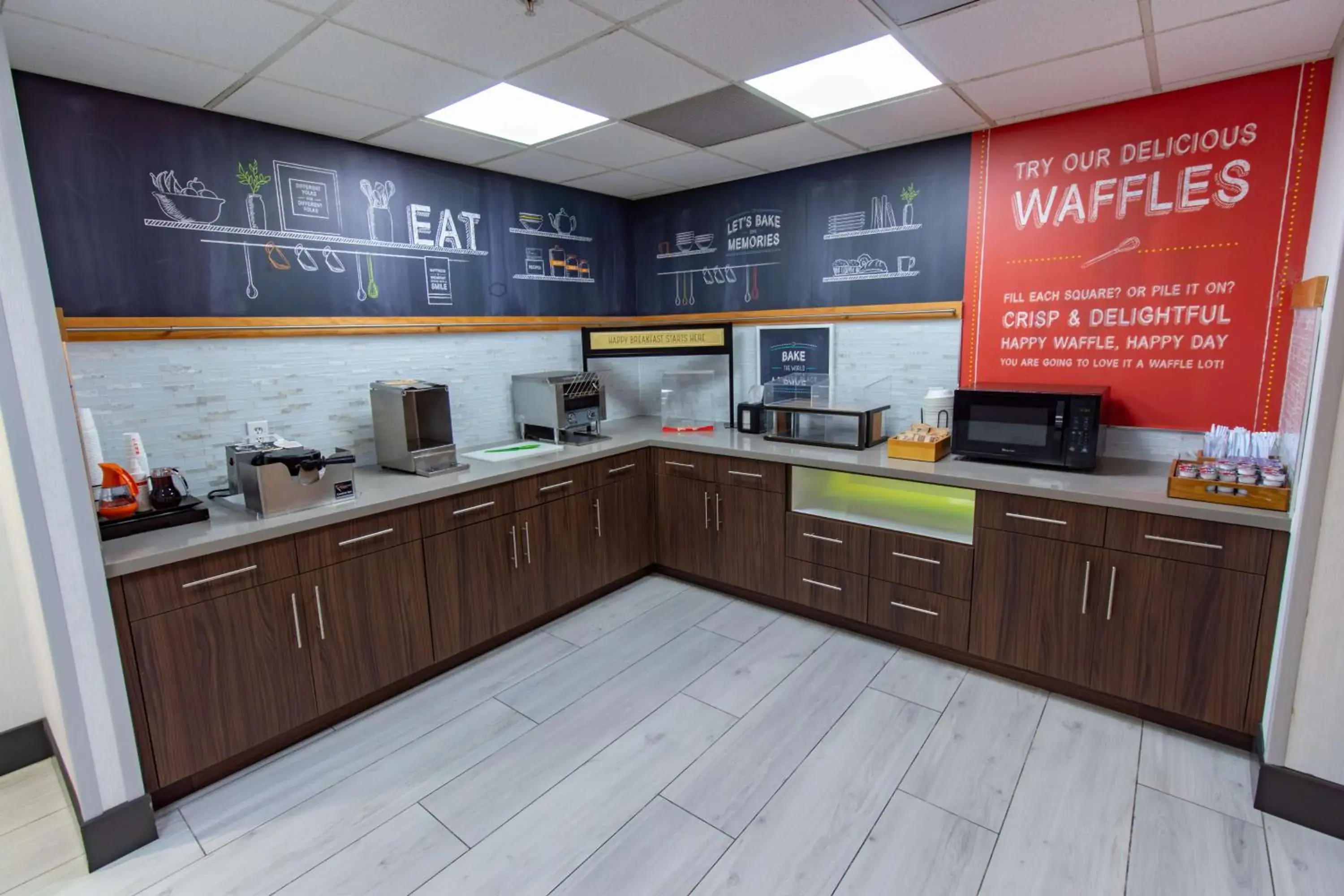 Breakfast in Hampton Inn & Suites Denton Breakfast in Hampton Inn & Suites Denton