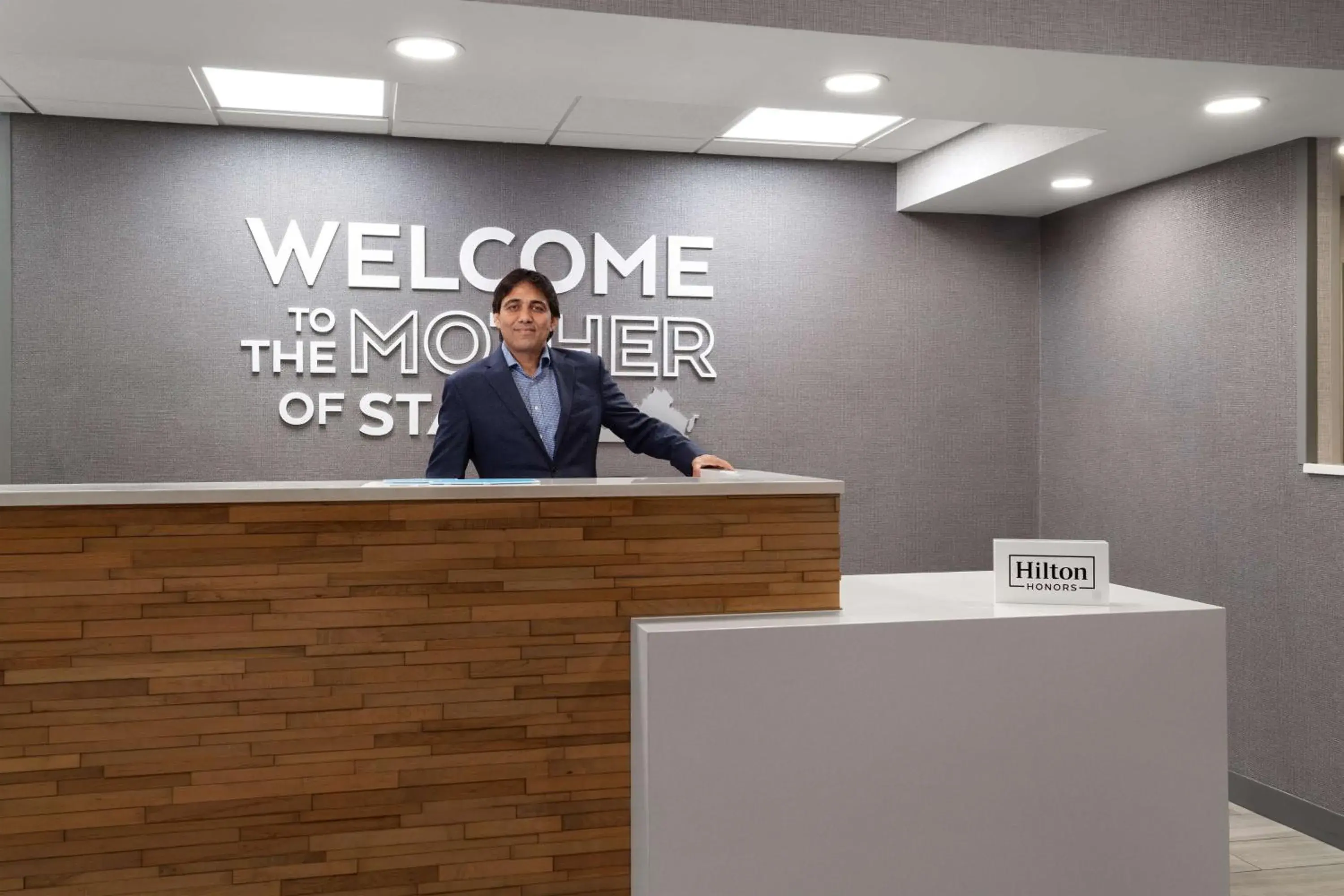 Lobby or reception in Hampton Inn Fairfax City Lobby or reception in Hampton Inn Fairfax City