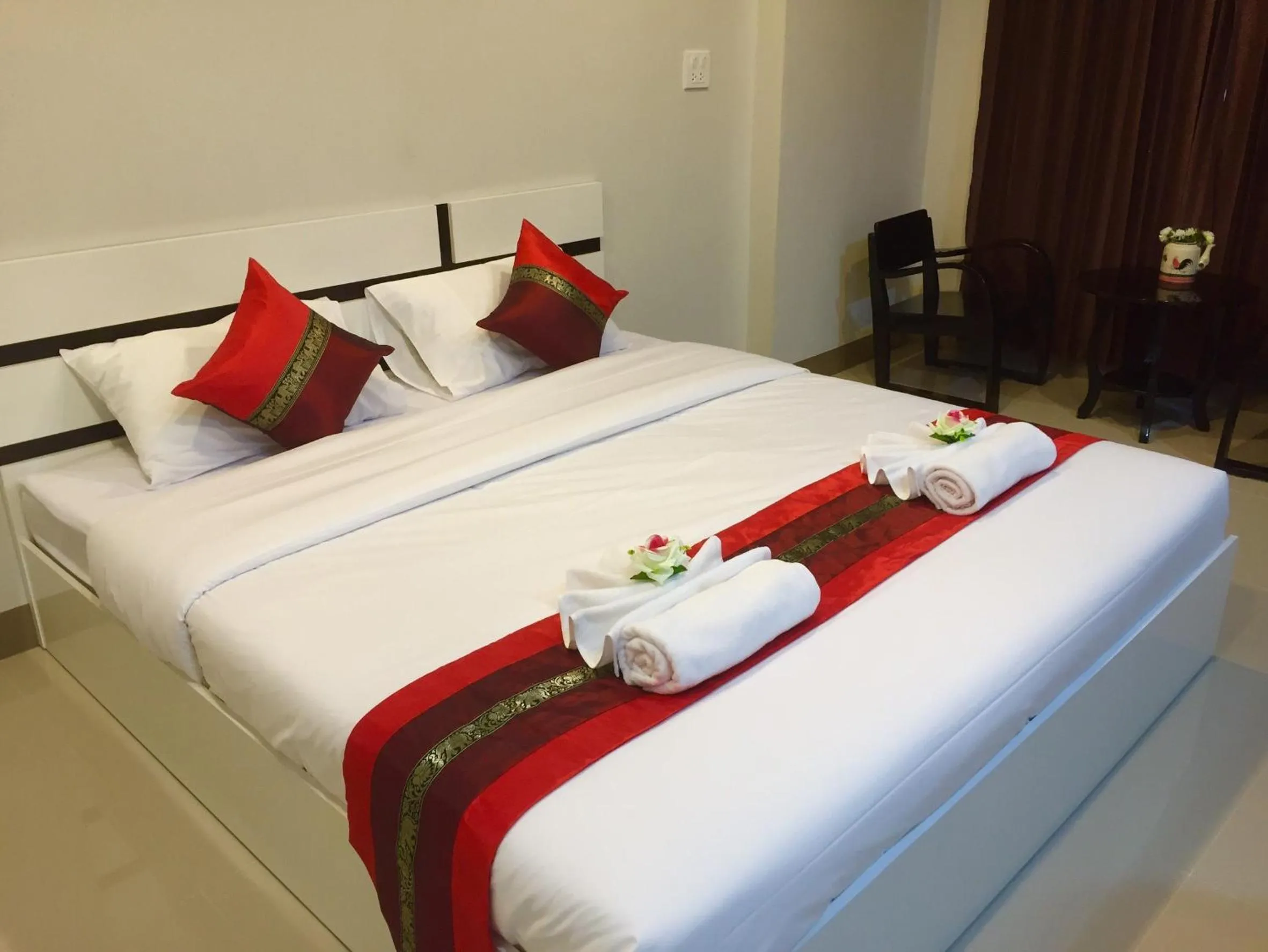 Bed in Retro Twin Home @Maesot