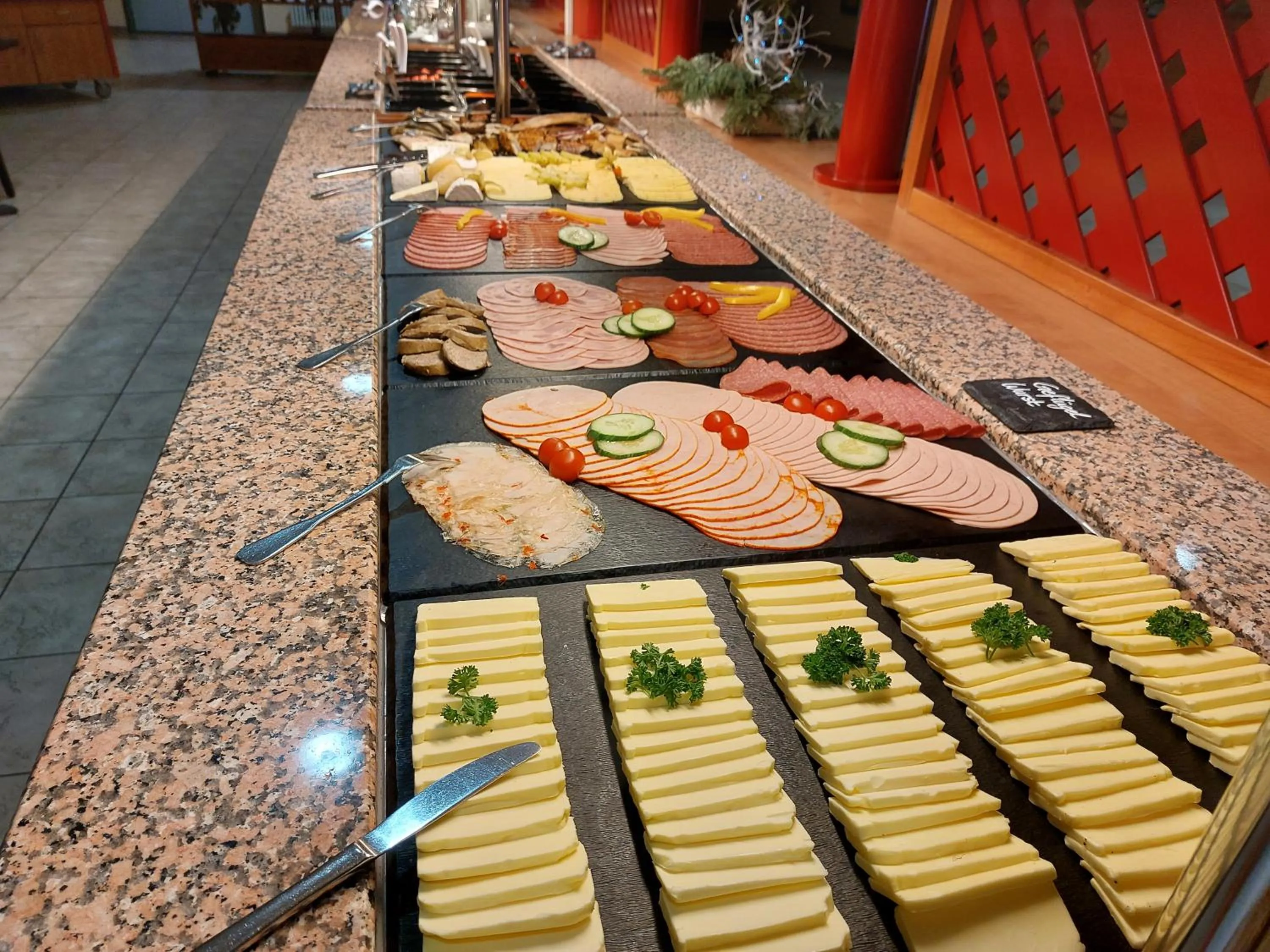 Buffet breakfast in Sporthotel Neuruppin