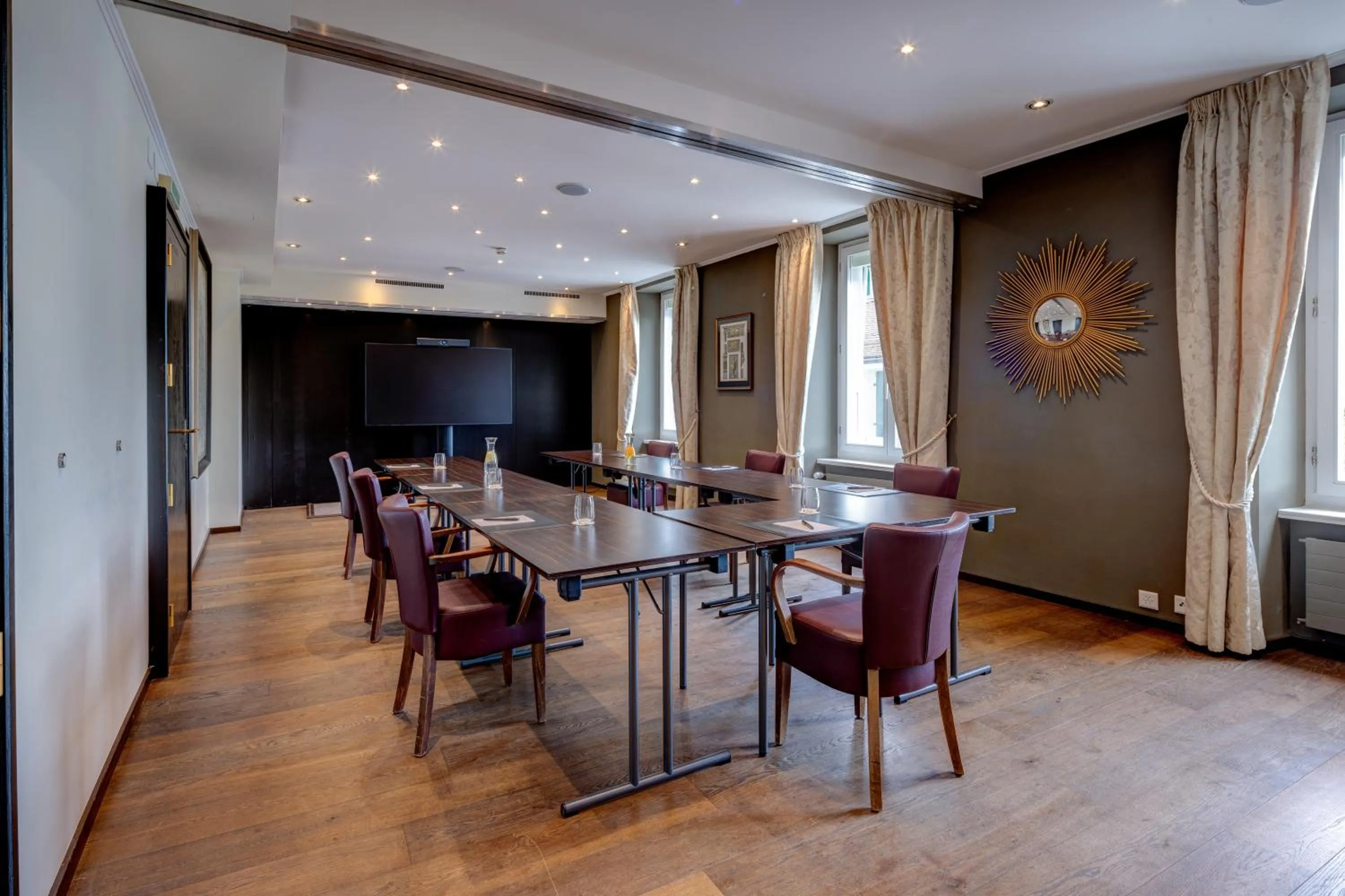 Seating area in Romantik Hotel Mont Blanc au Lac