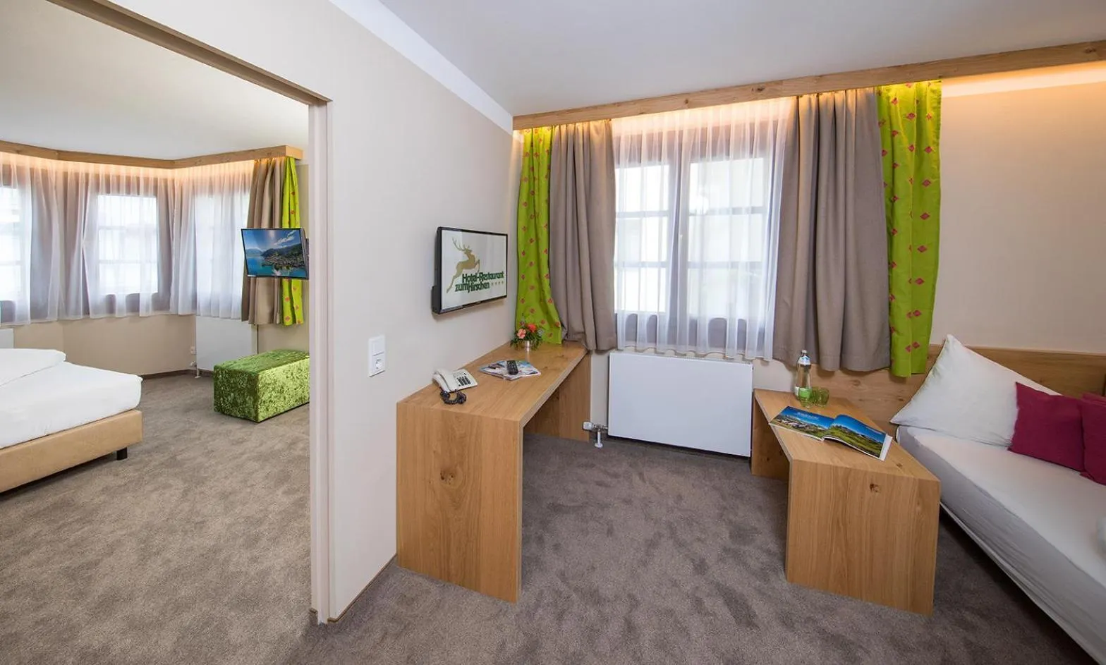 Photo of the whole room, Bed in Hotel zum Hirschen Zell am See