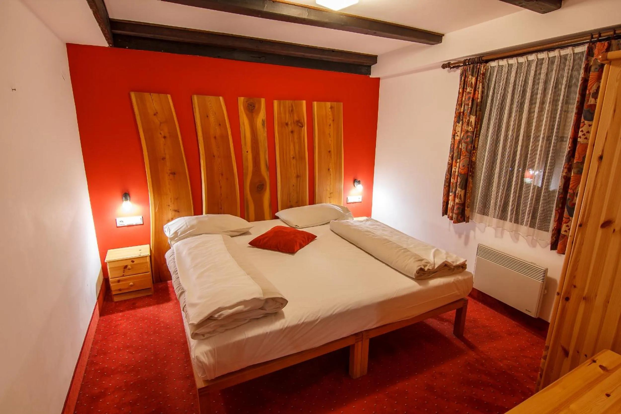 Bed in Alpenhotel Marcius