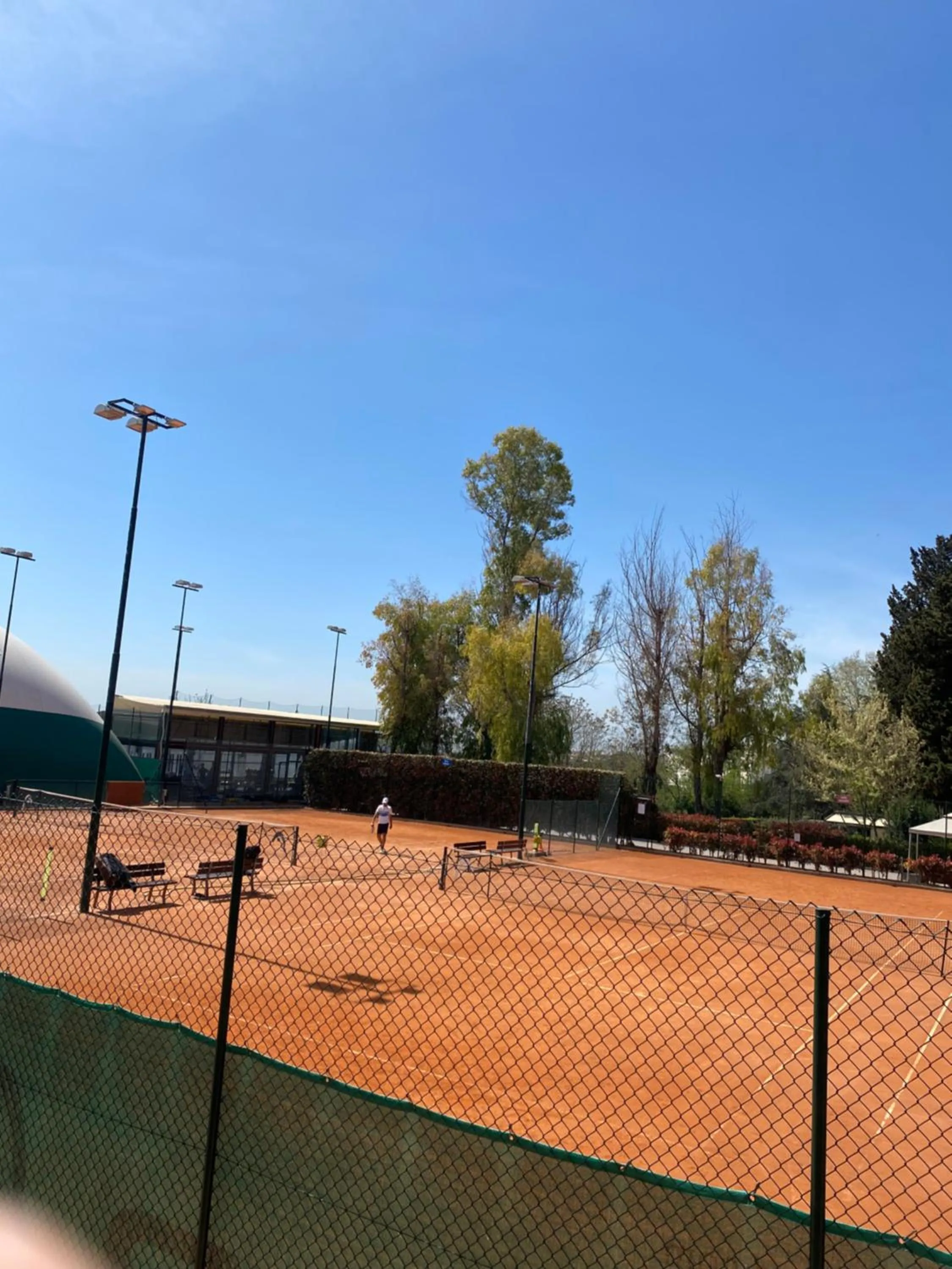 Tennis court in LH Hotel Excel Roma Montemario