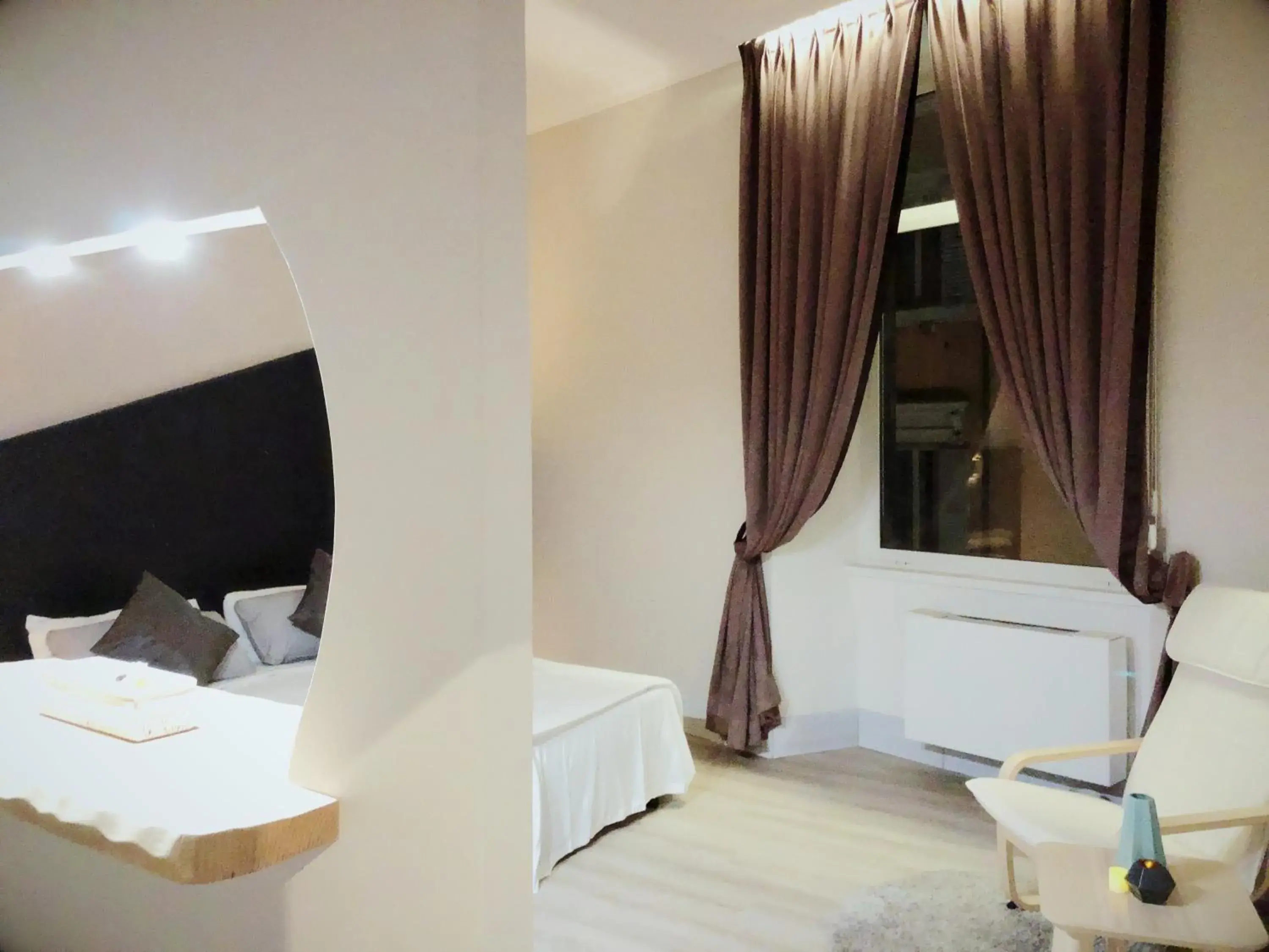 Communal lounge/ TV room, Bed in Hotel Paris Communal lounge/ TV room, Bed in Hotel Paris