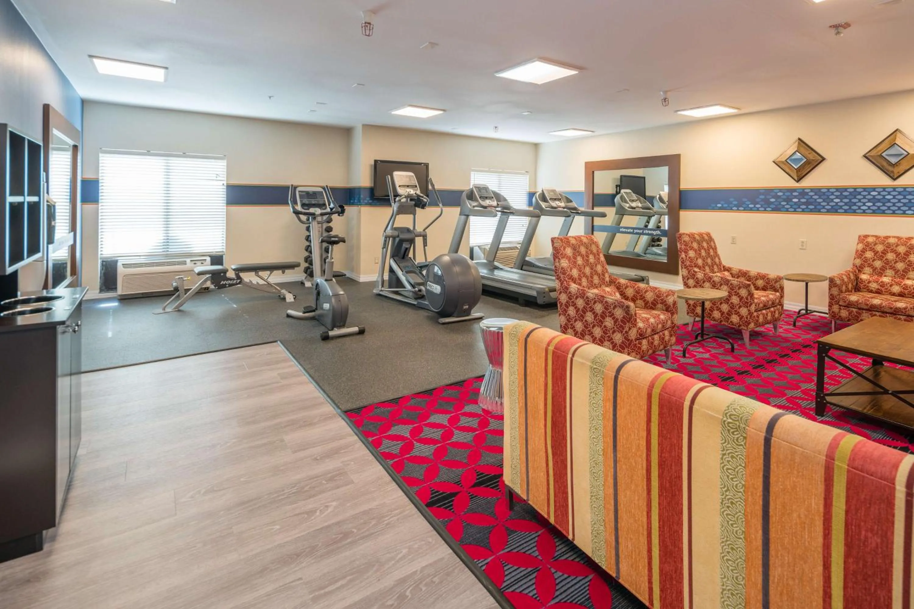 Fitness centre/facilities in Hampton Inn Livermore