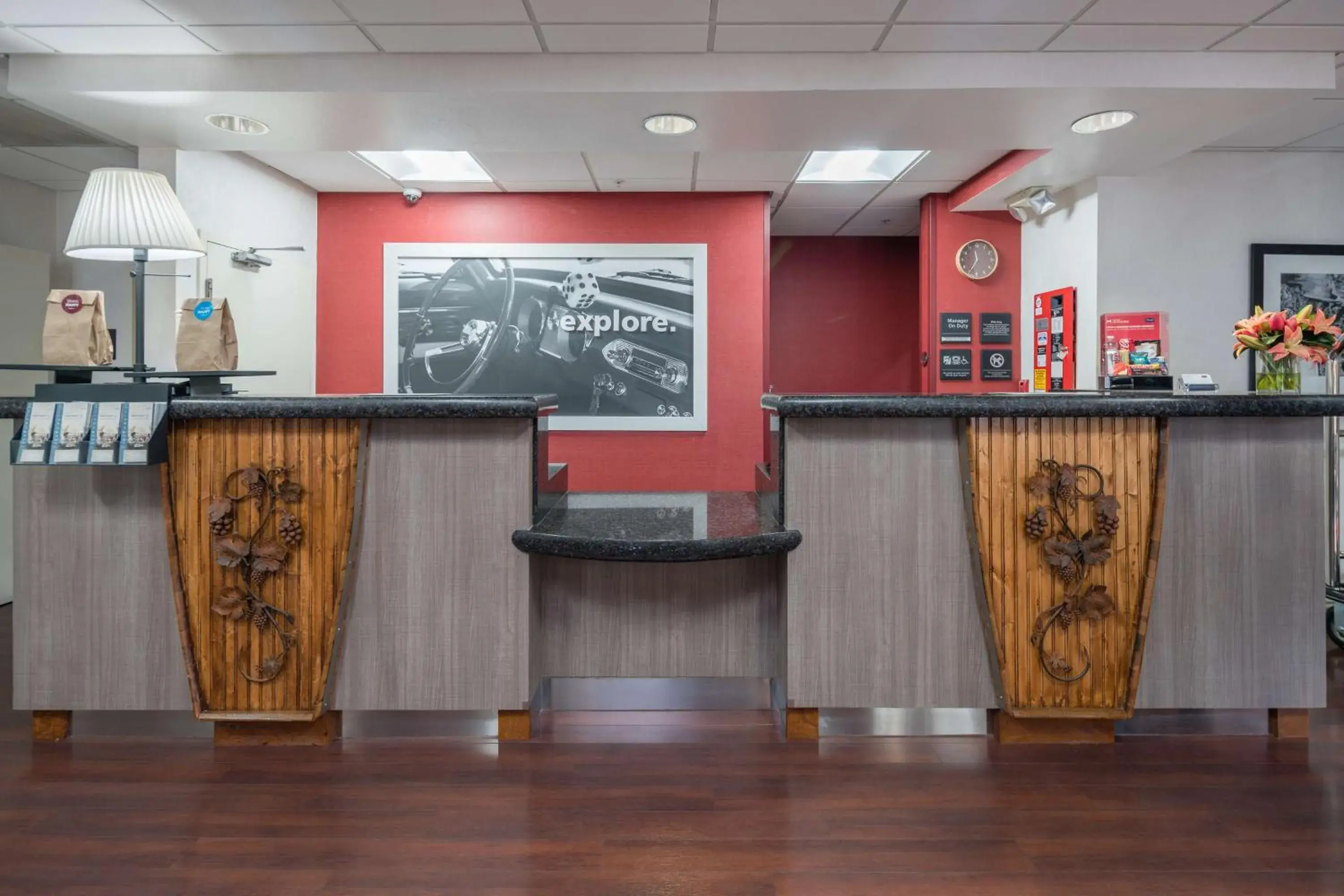 Lobby or reception in Hampton Inn Livermore Lobby or reception in Hampton Inn Livermore