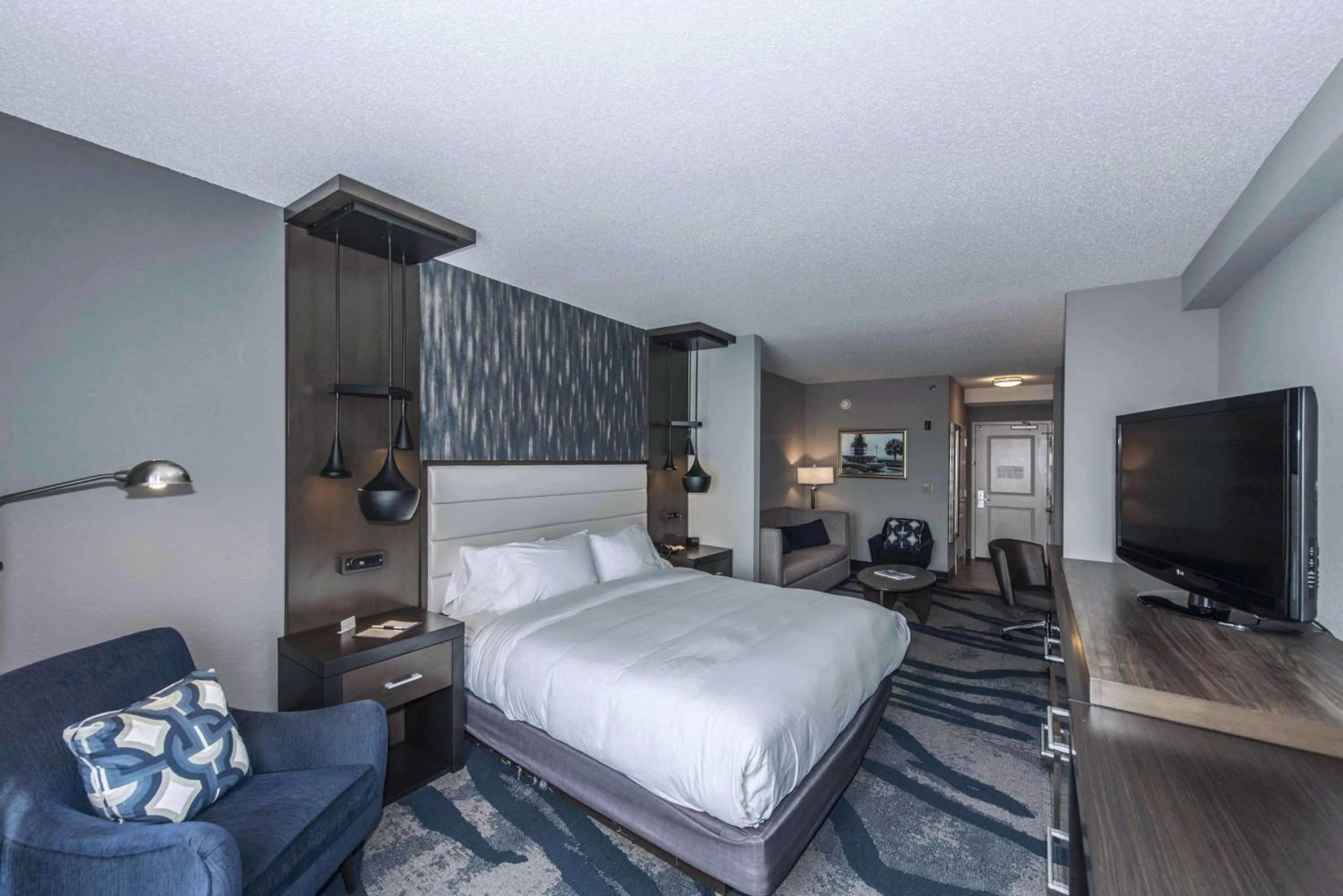 TV and multimedia, Bed in DoubleTree by Hilton North Charleston - Convention Center
