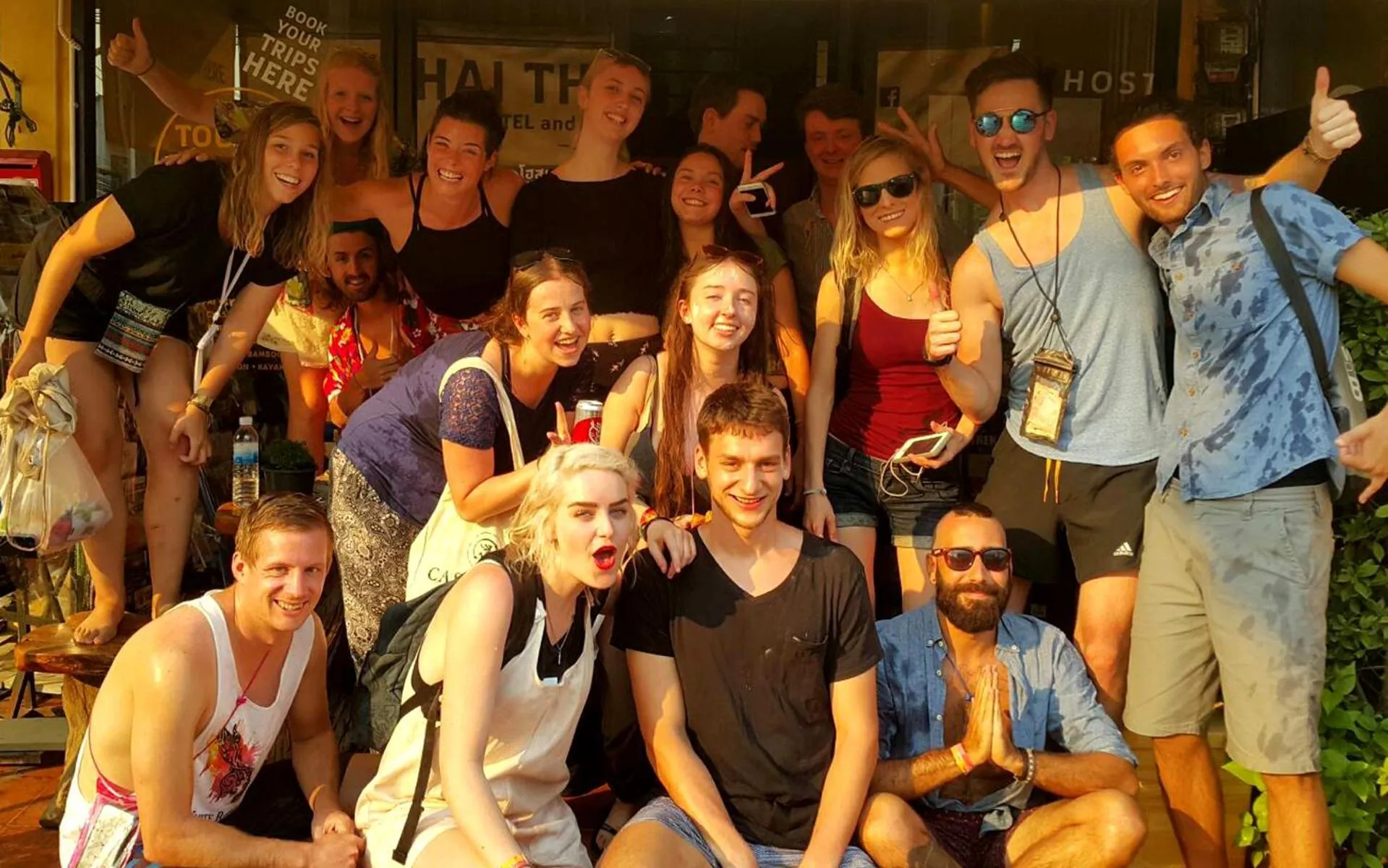 People in Thai Thai Hostel