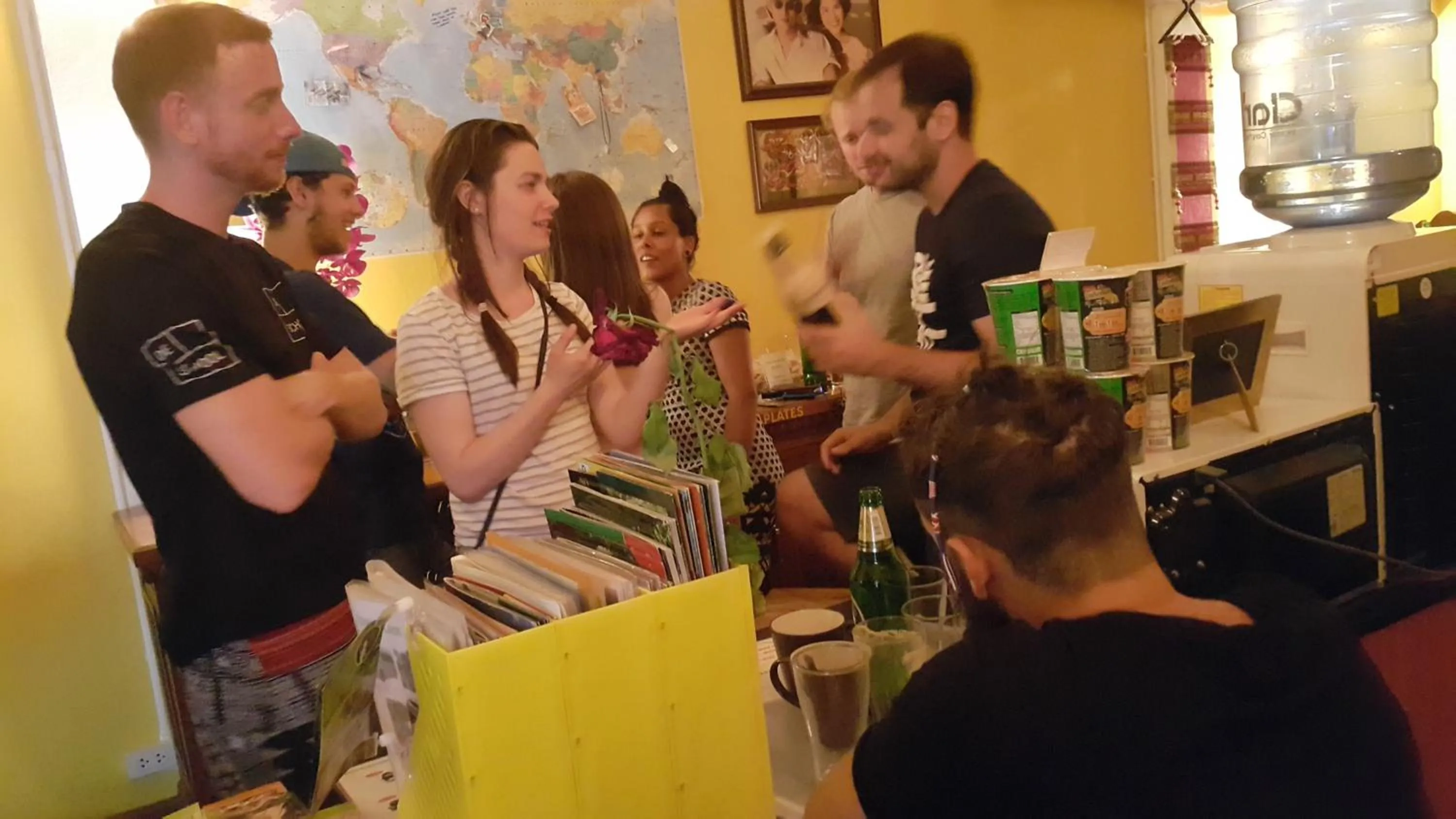 Communal lounge/ TV room in Thai Thai Hostel