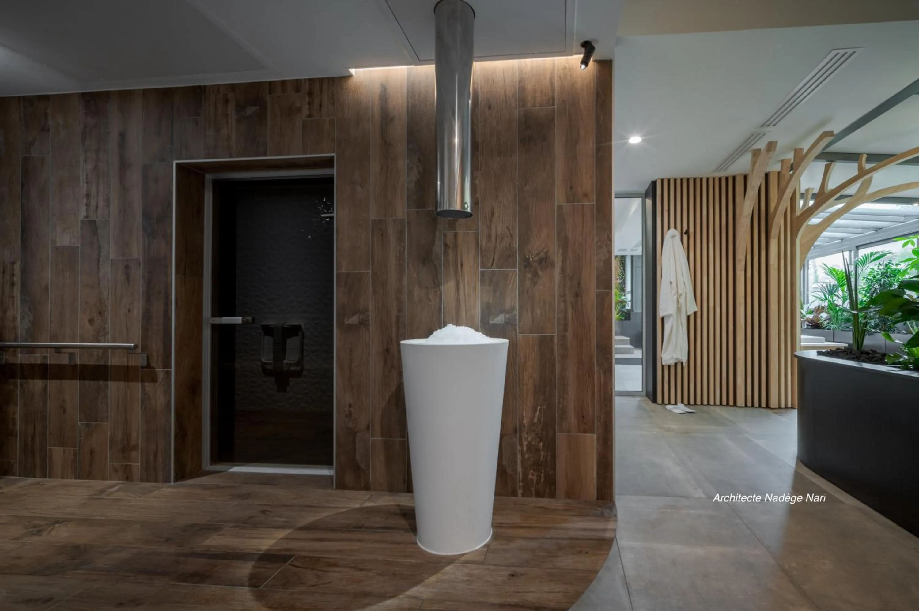 Steam room in Central Park Hôtel & Spa