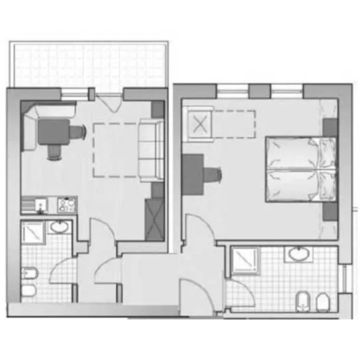Floor plan in Apparthotel Sellaronda