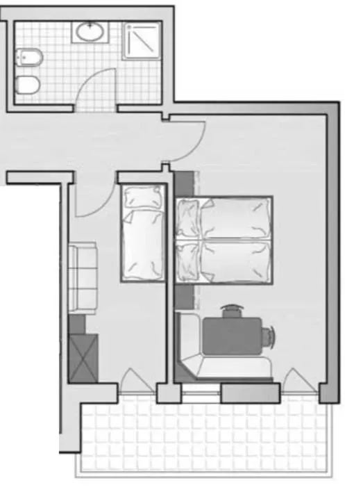 Floor plan in Apparthotel Sellaronda