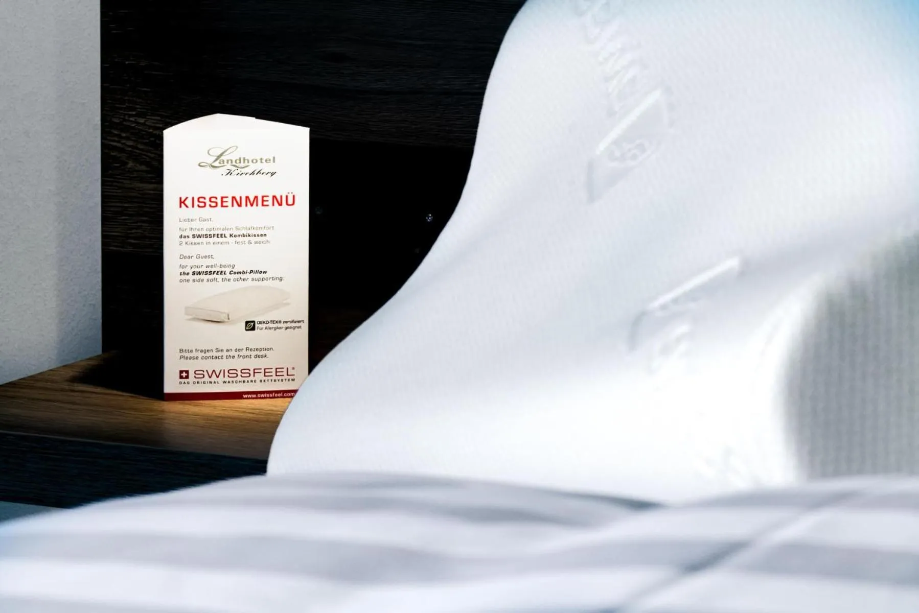 Bed in Landhotel Kirchberg