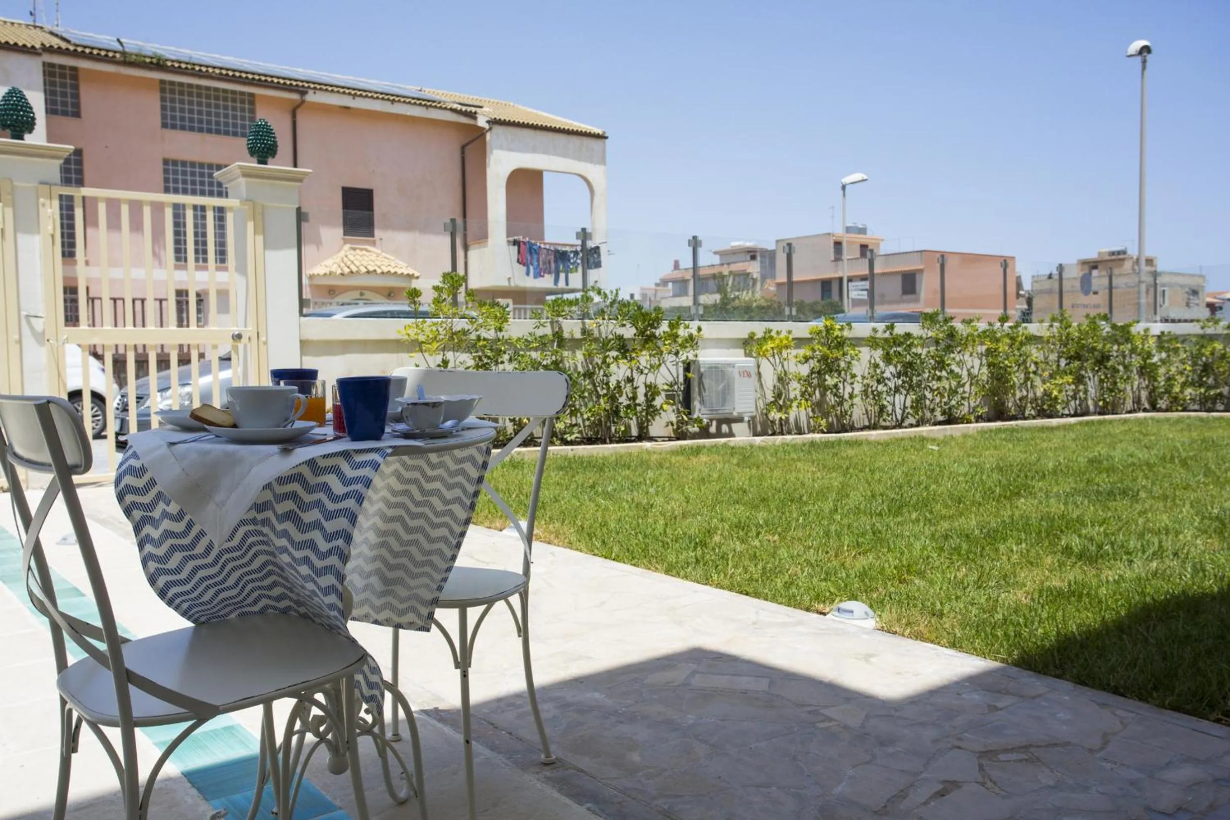 Patio in B&B L'Artista