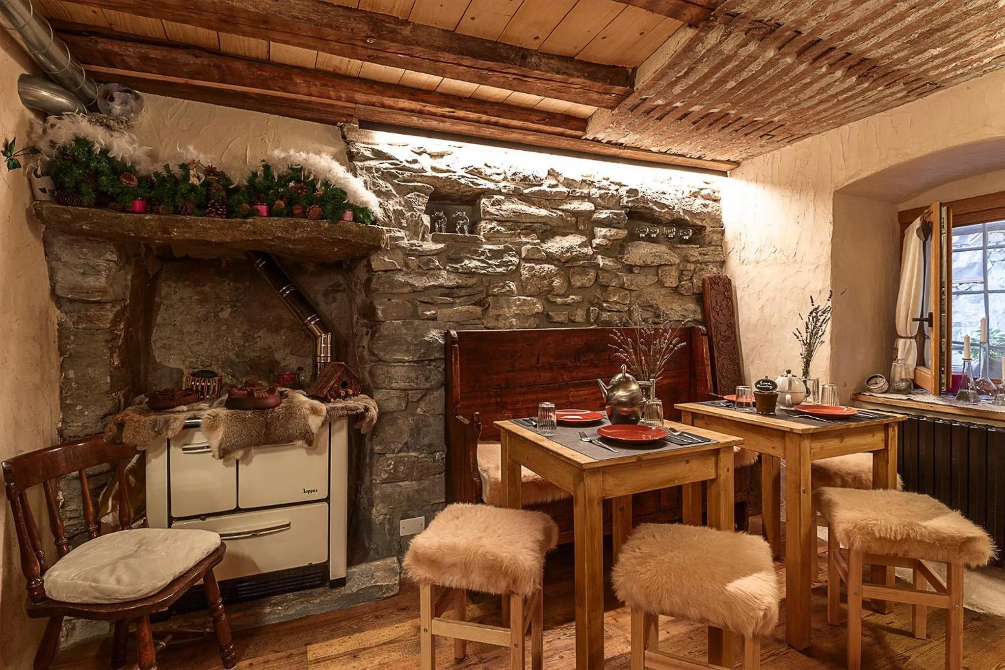 Living room in Maison La Saxe