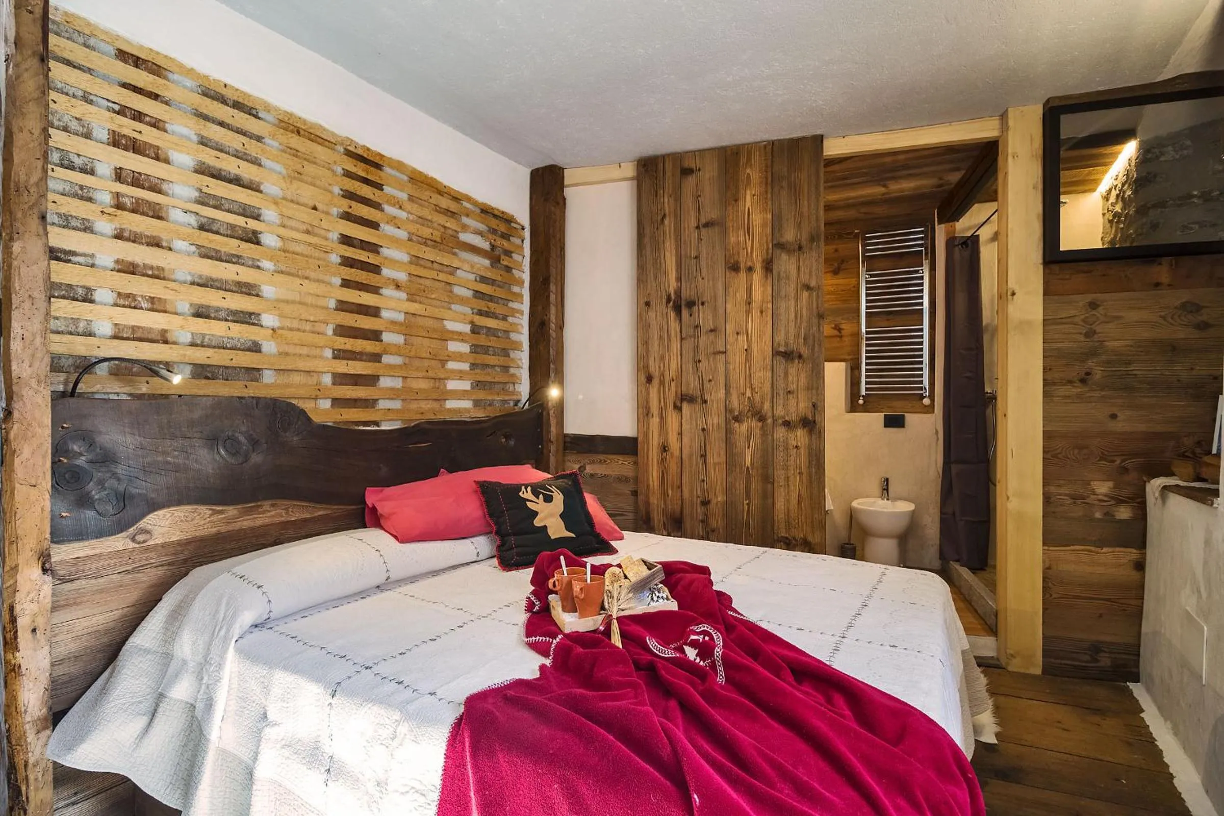 Bed in Maison La Saxe