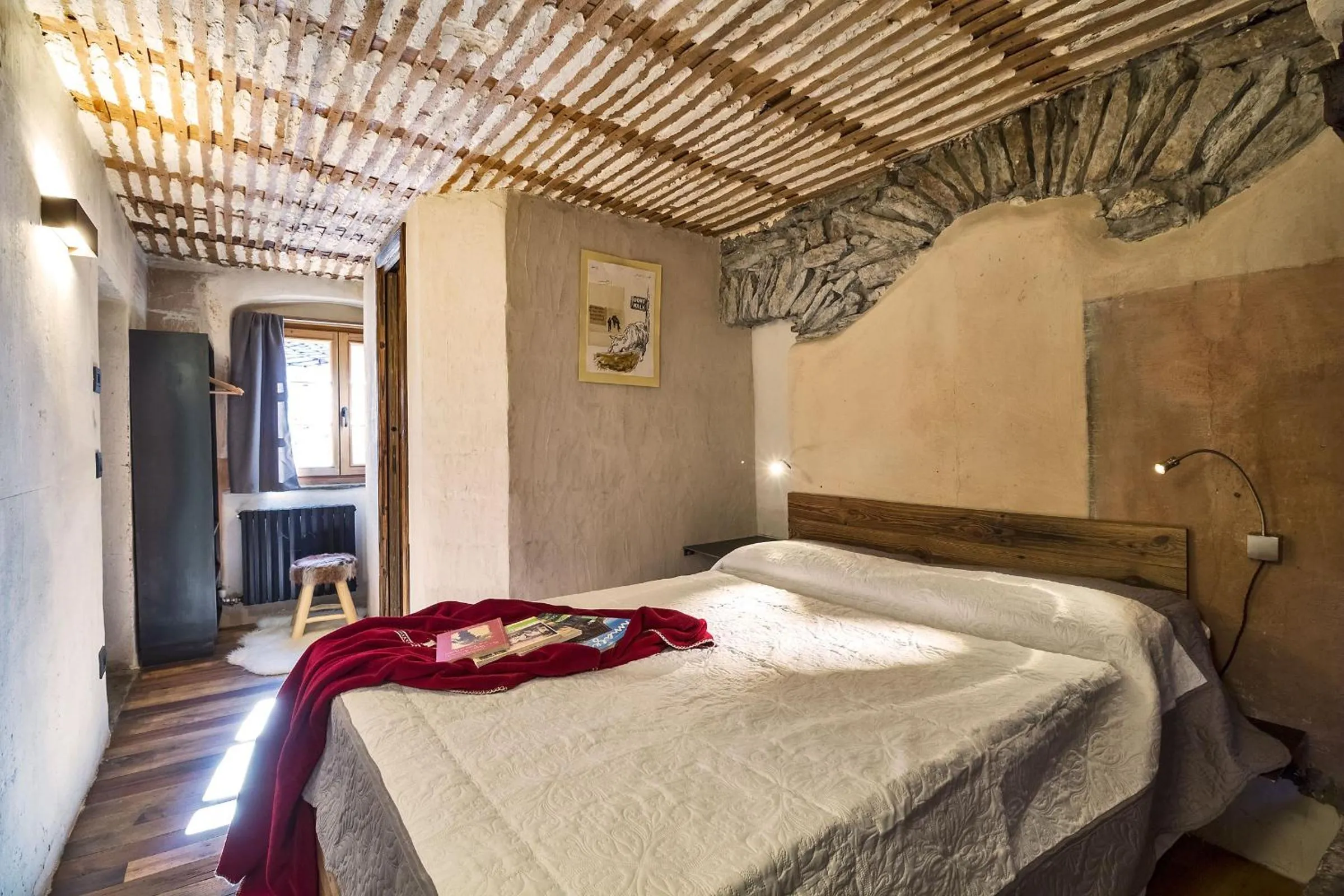 Bed in Maison La Saxe