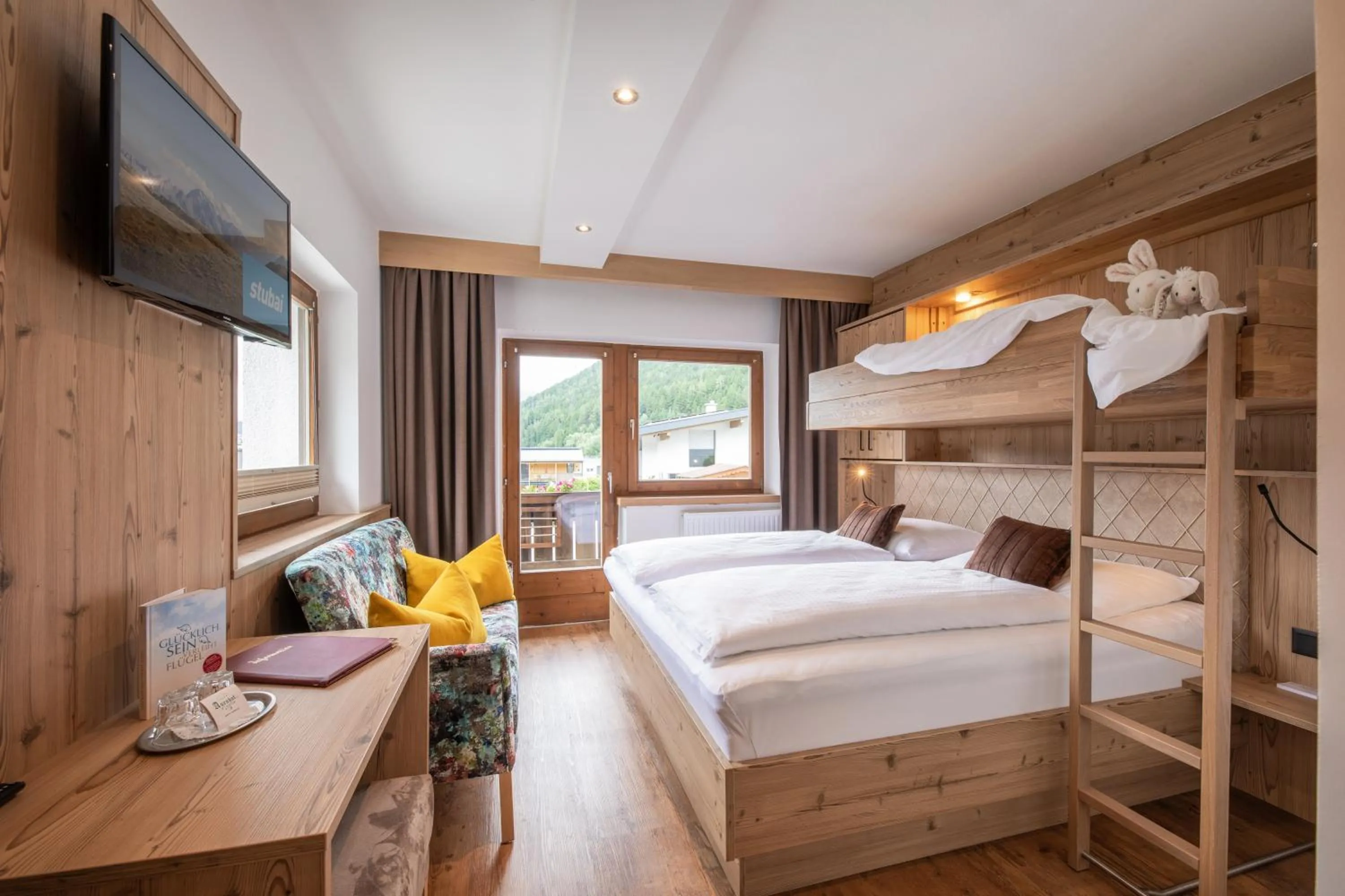 Bed in Familien- & Vitalhotel Auenhof