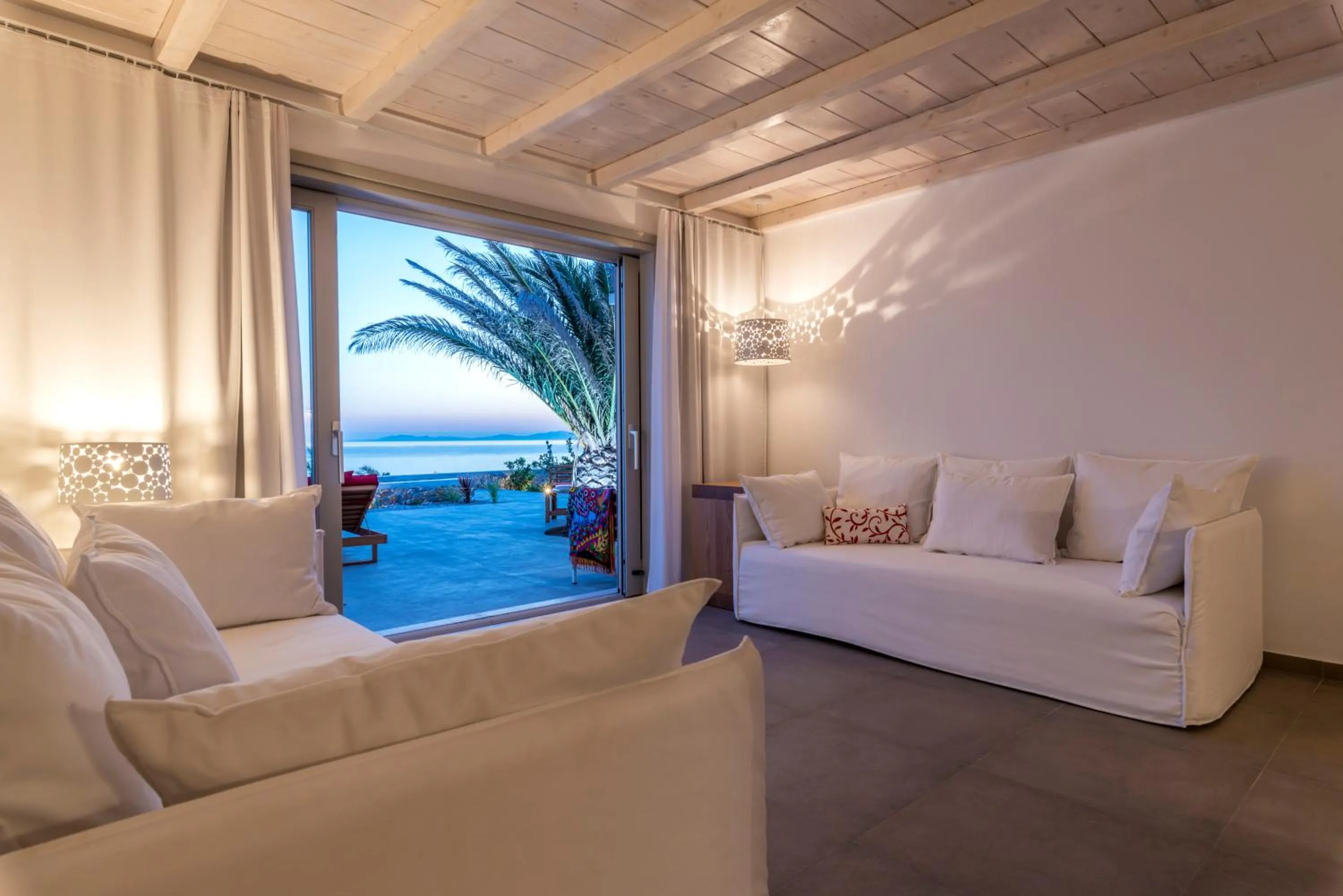 Living room in O Lofos Luxury Boutique Suites