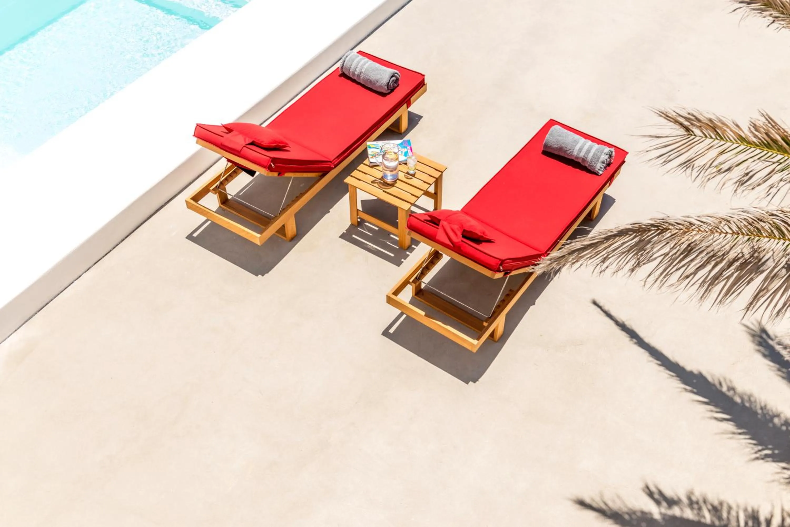 Pool view in O Lofos Luxury Boutique Suites