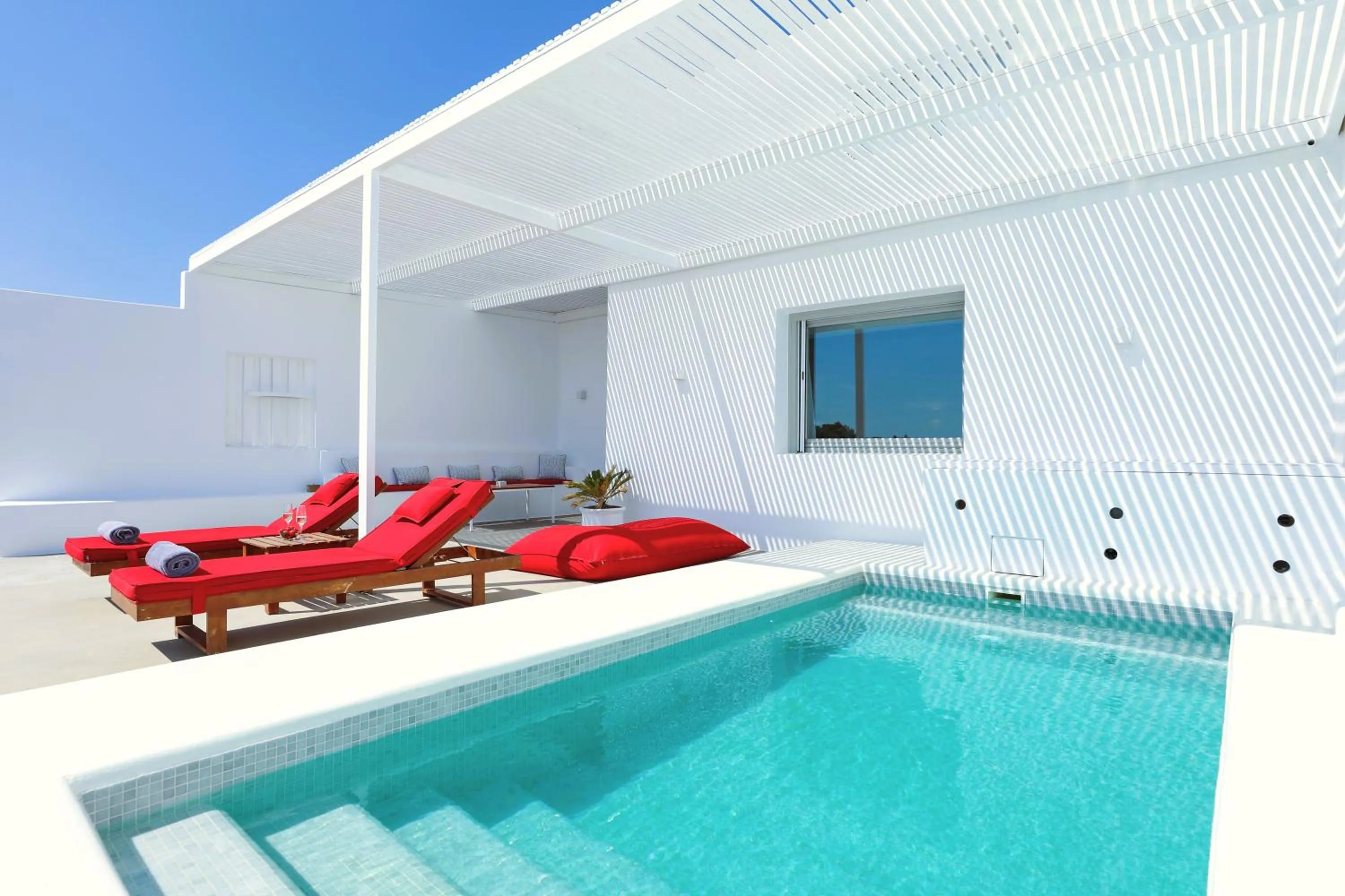 Patio in O Lofos Luxury Boutique Suites