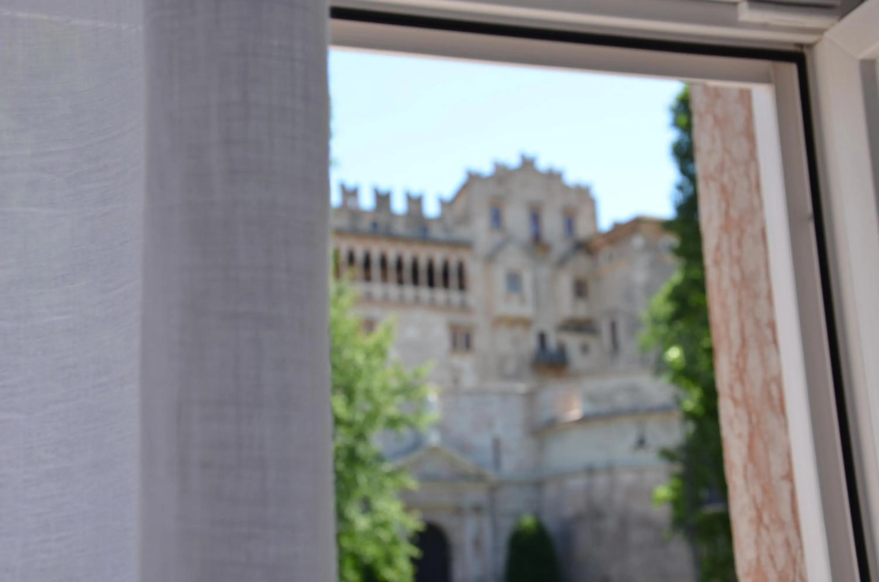 Landmark view in B&B La Loggia Del Castello