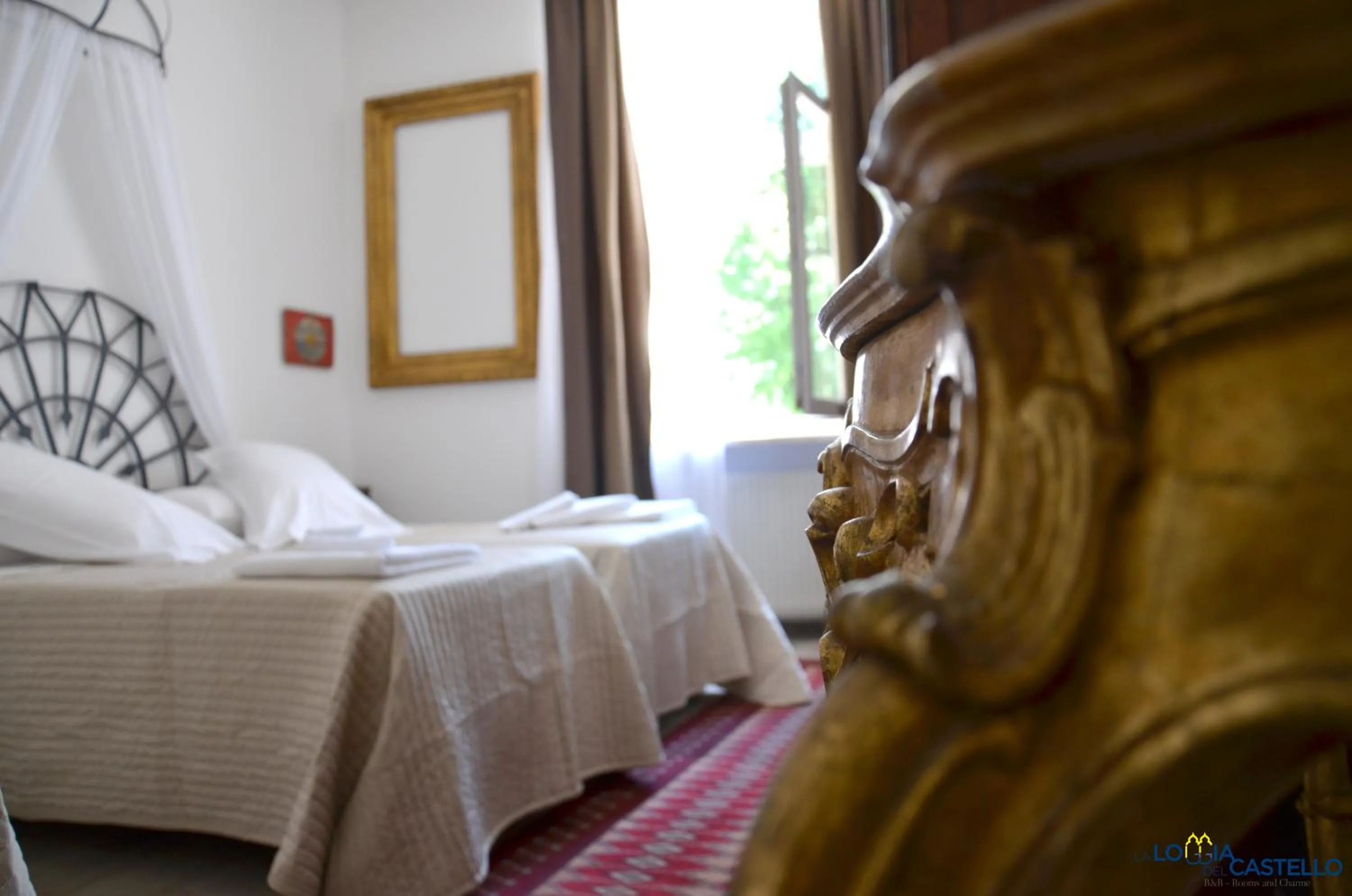 Bed in B&B La Loggia Del Castello