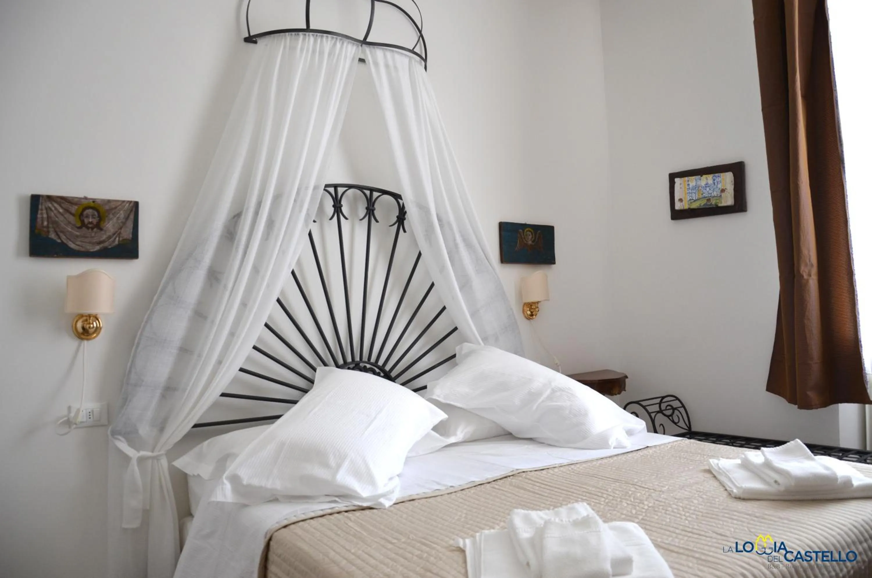 Bed in B&B La Loggia Del Castello