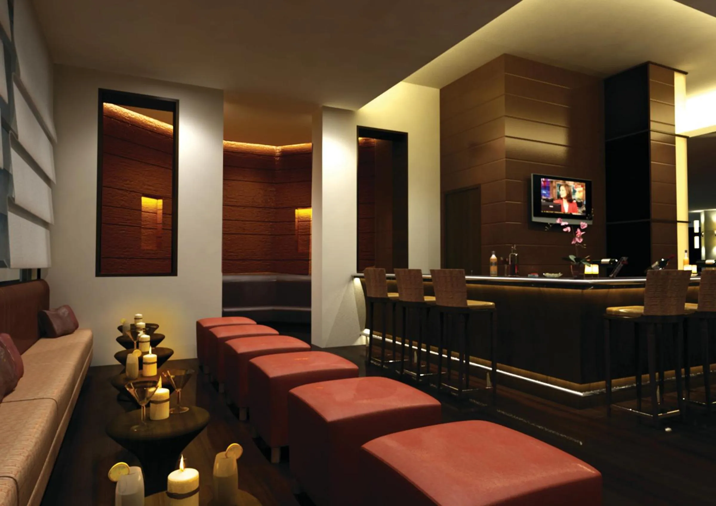 Lounge or bar in The Westin Washington Dulles Airport