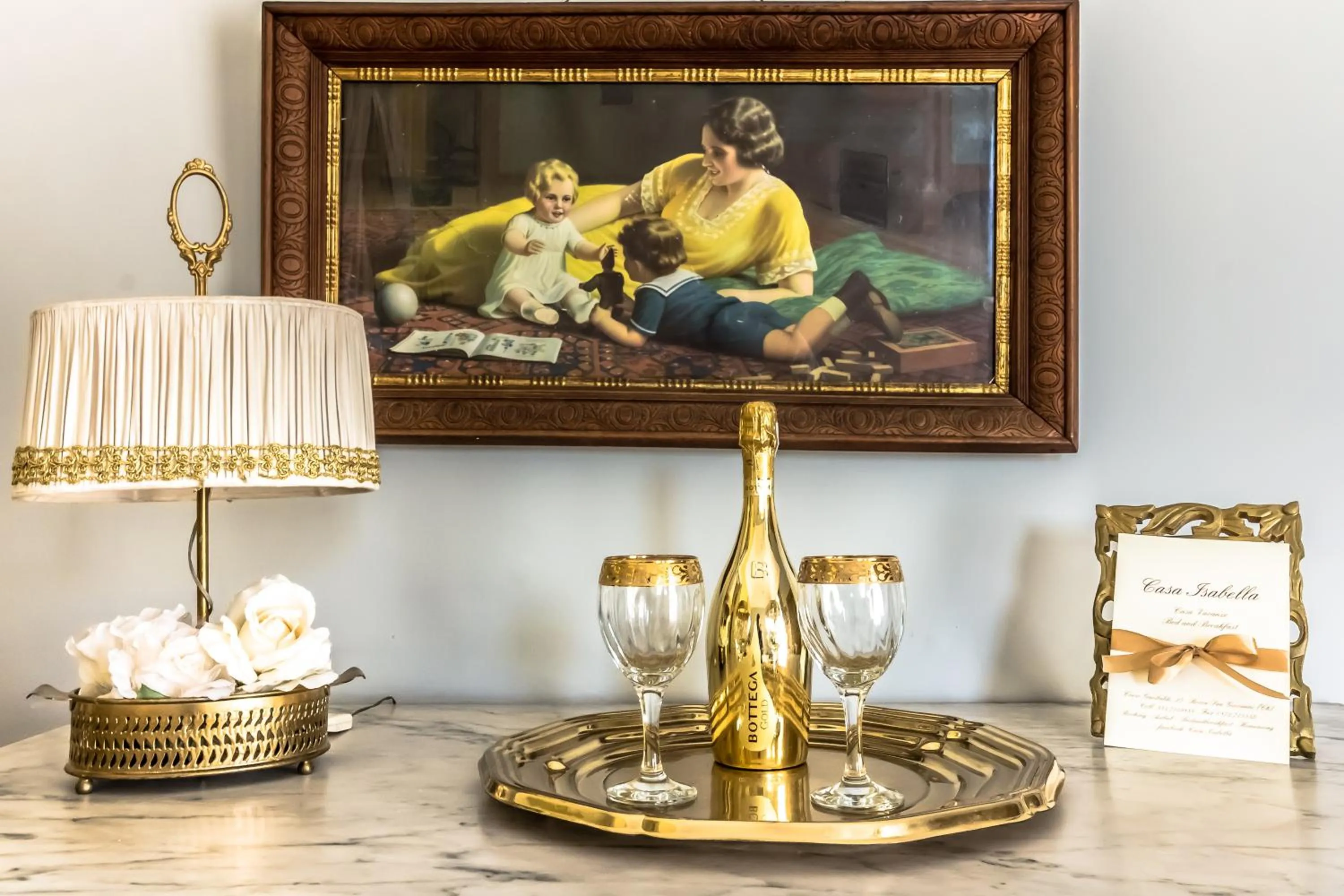 Decorative detail in Casa Isabella B&B