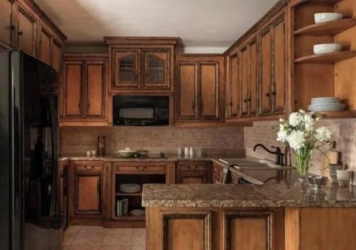 kitchen in Hotel Granduca Houston