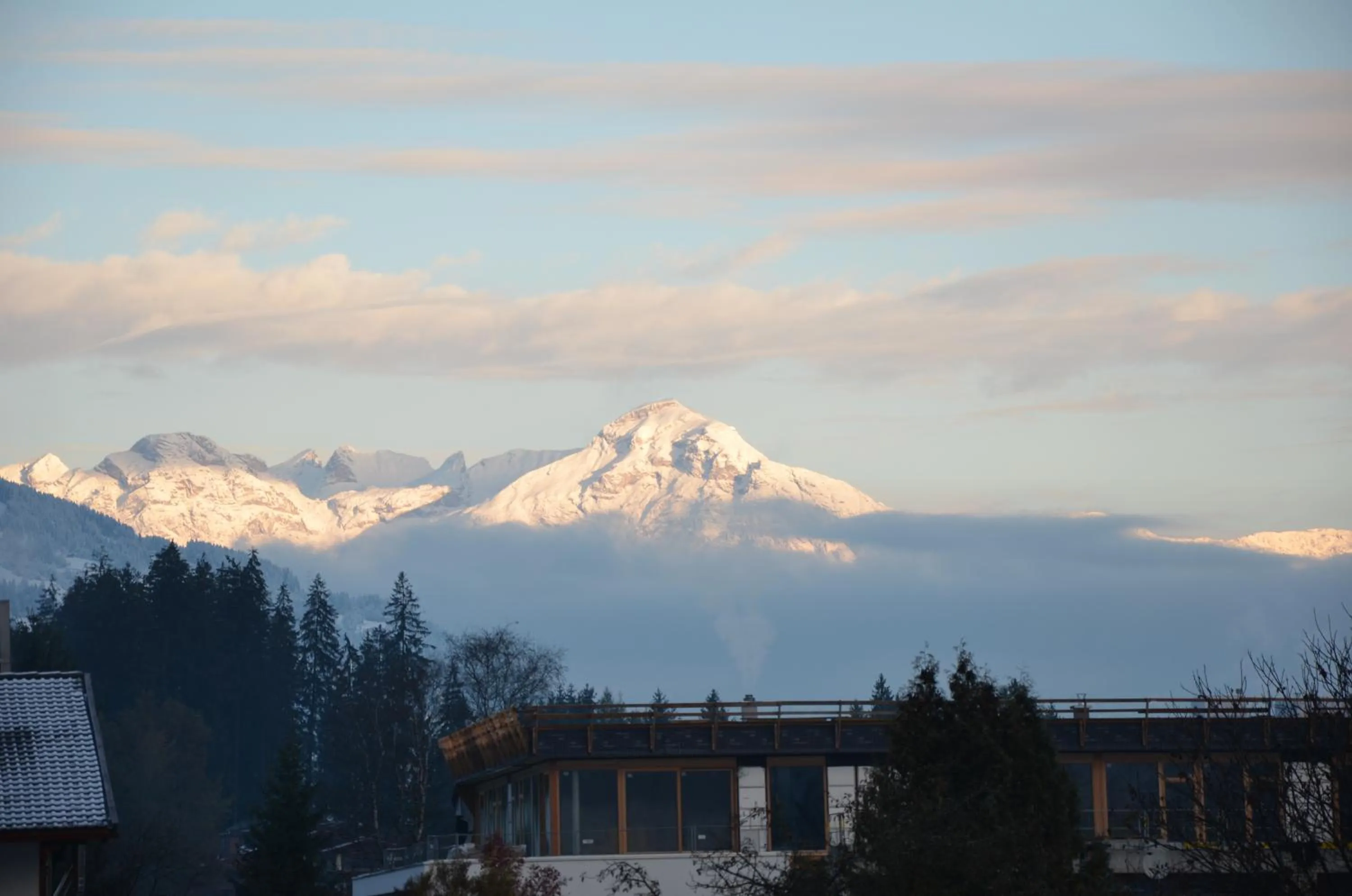 Mountain view in Aparthotel AlpTirol