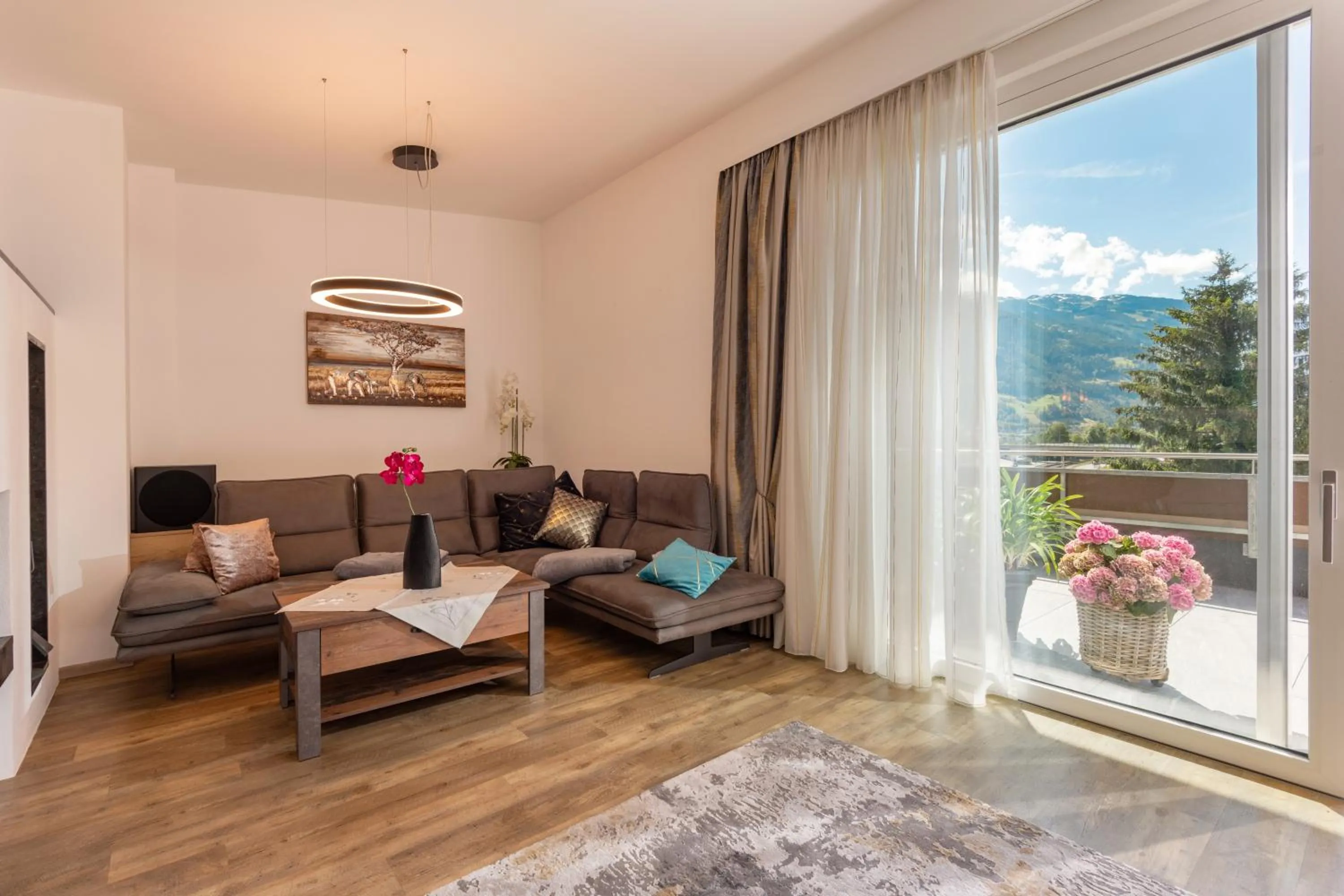Living room in Aparthotel AlpTirol