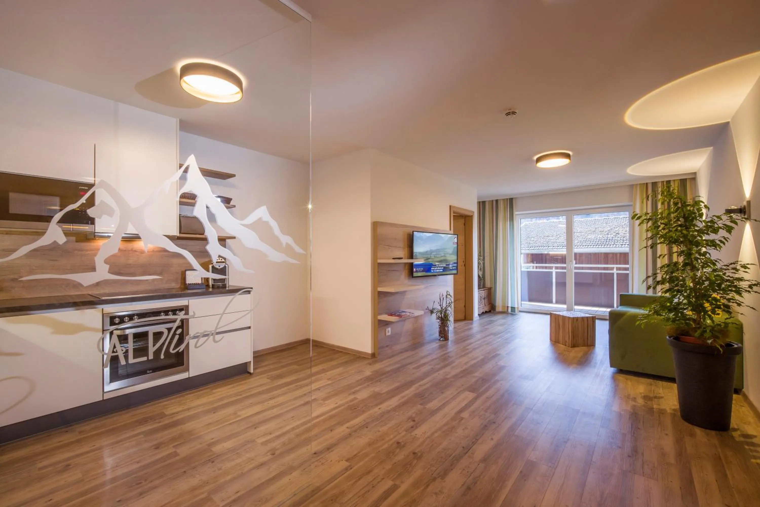 Living room in Aparthotel AlpTirol