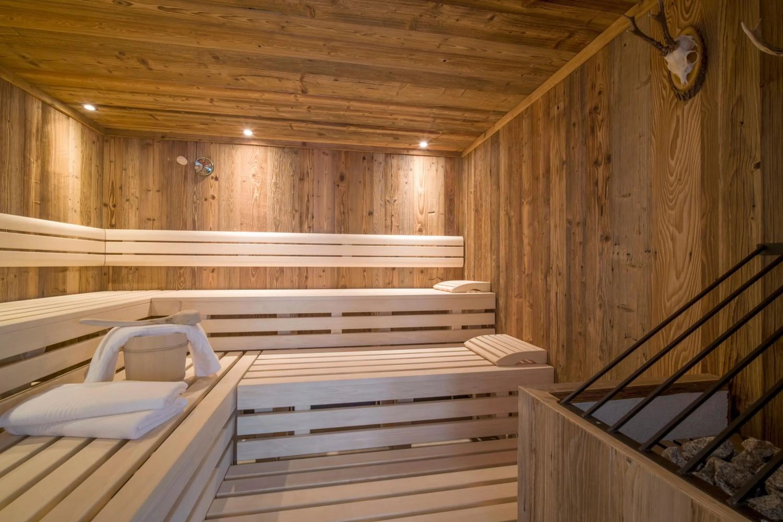 Sauna in Aparthotel AlpTirol