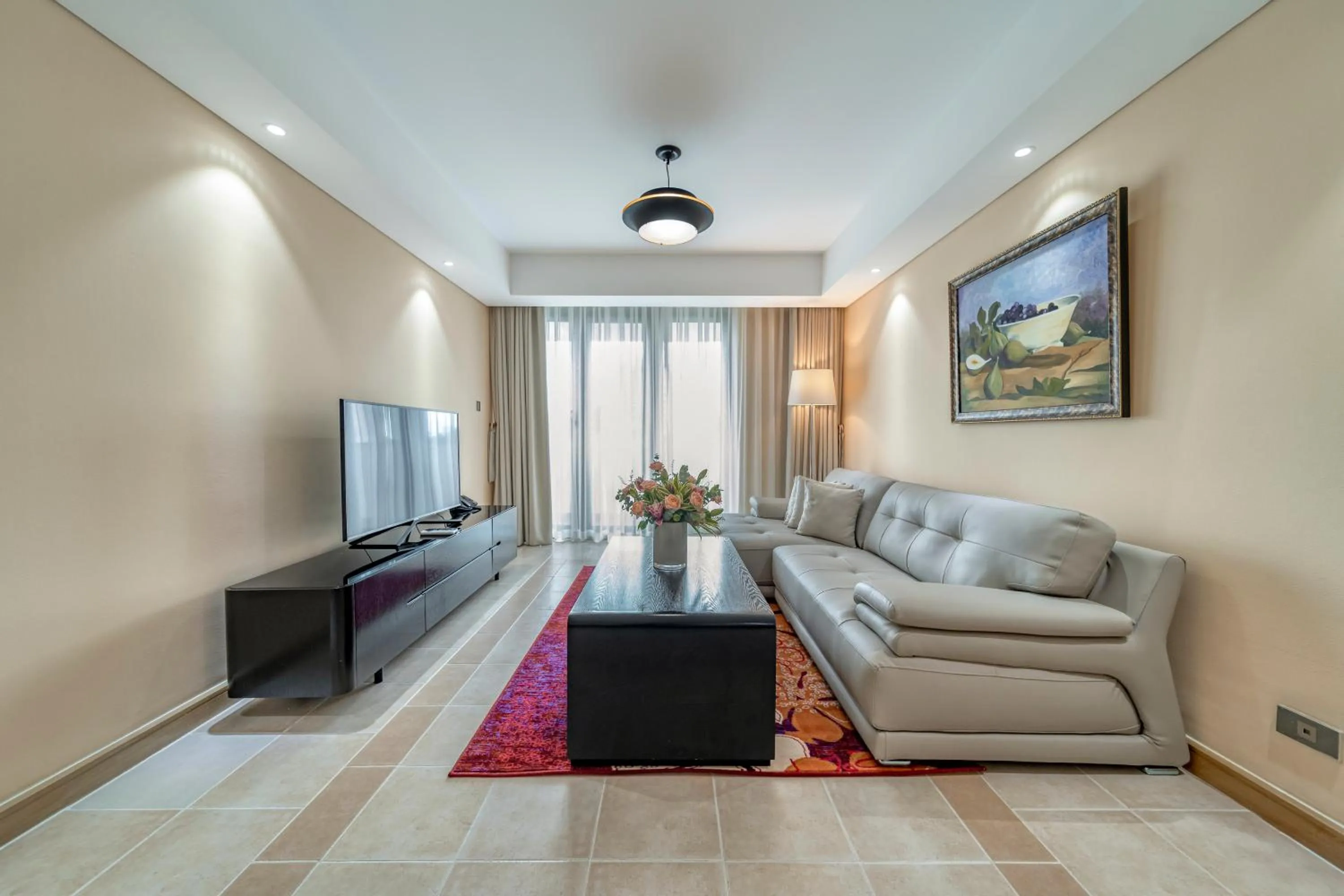 Living room in Sherwood Residence