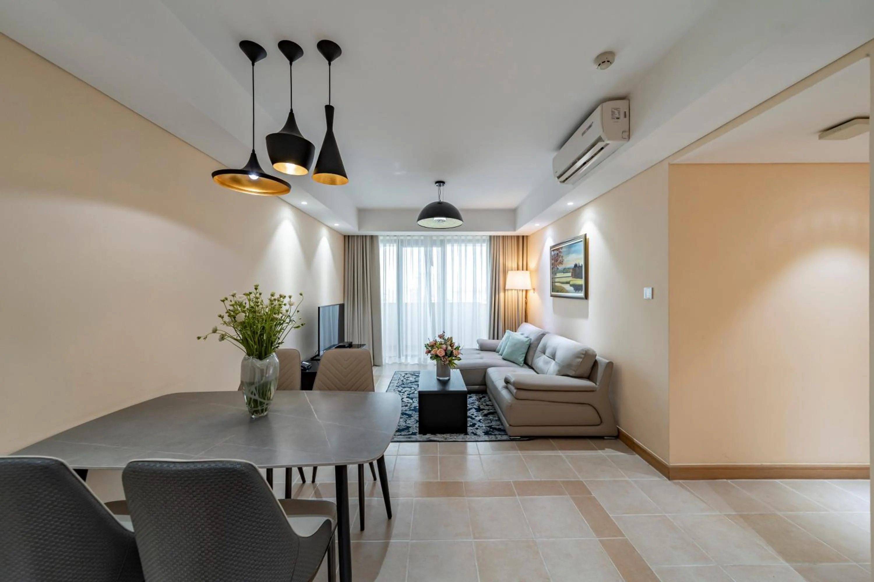 Living room in Sherwood Residence