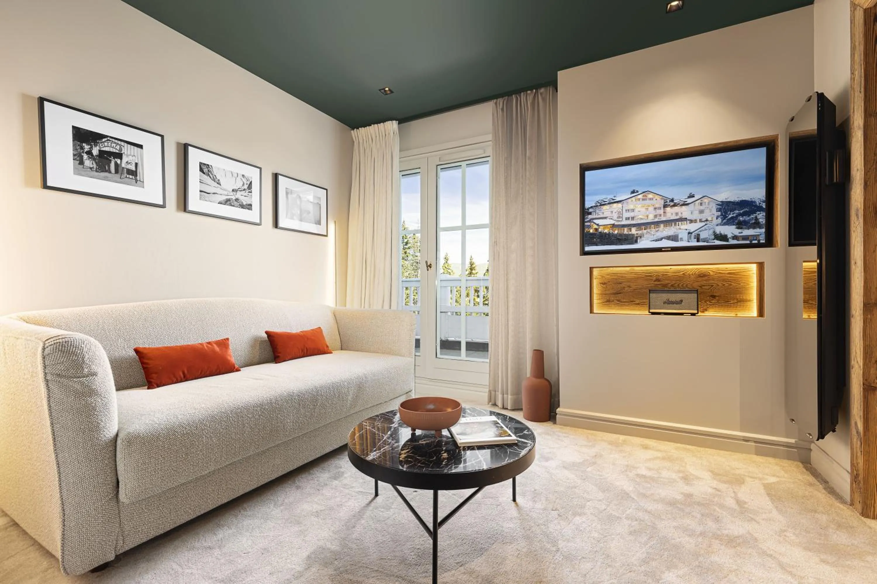 Seating area in Hotel Le Chabichou