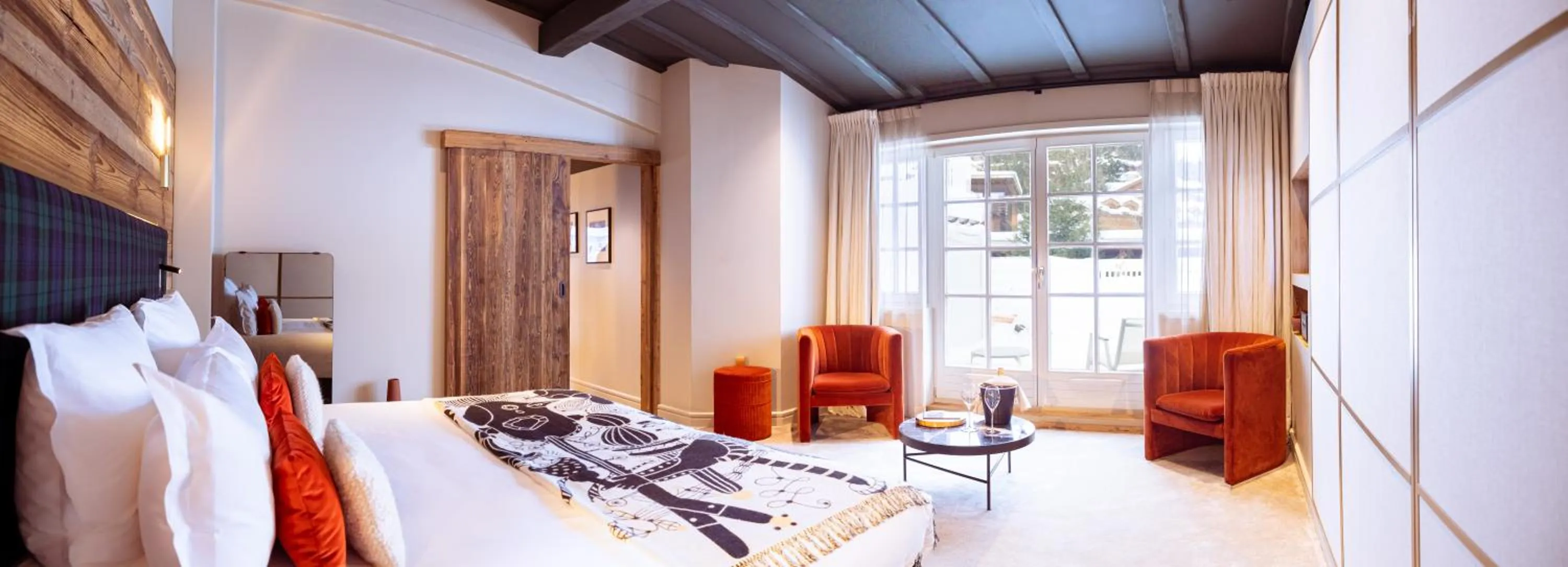 Bedroom, Bed in Hotel Le Chabichou