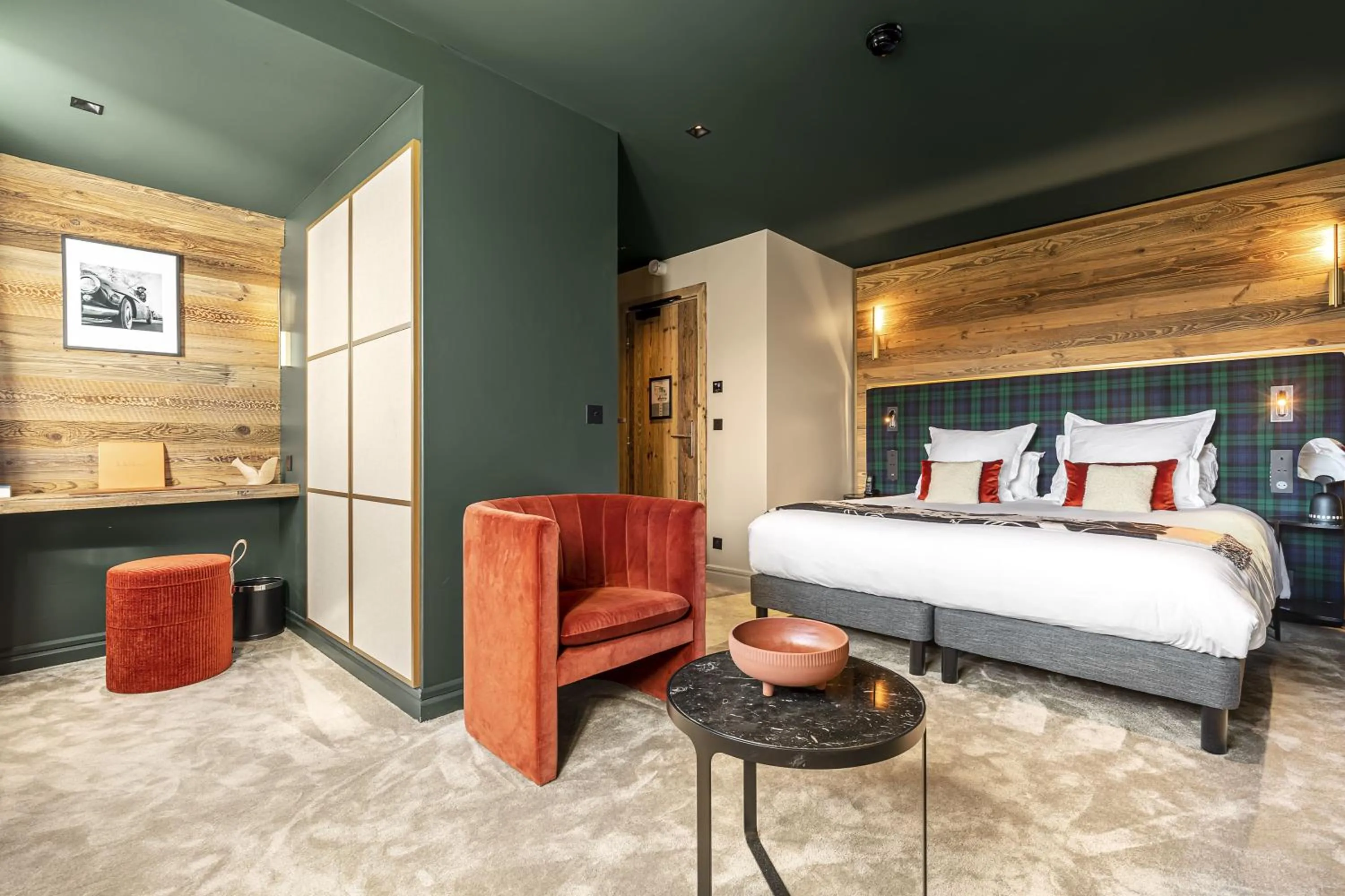 Photo of the whole room, Bed in Hotel Le Chabichou