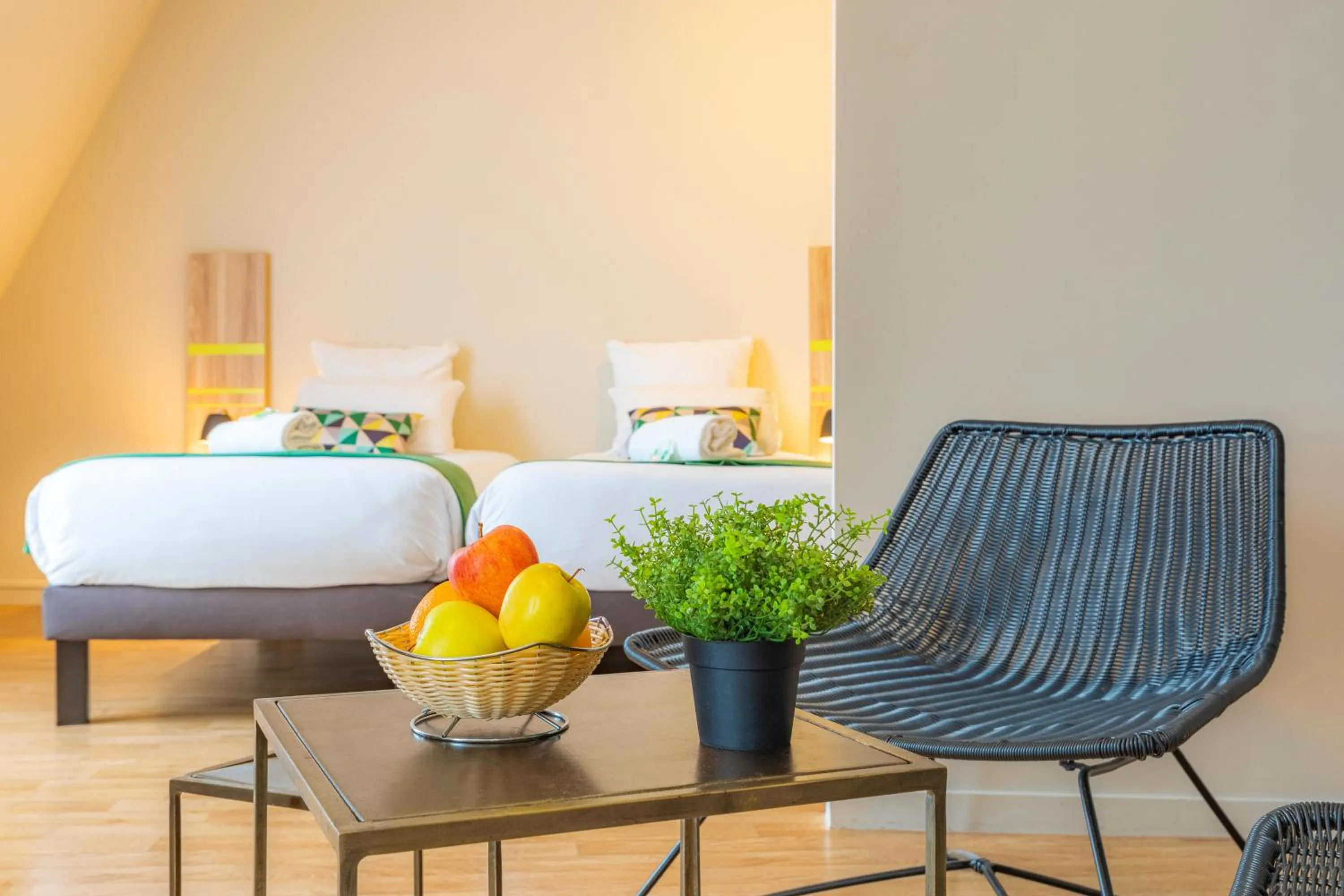 Bed in Appart’City Confort Nantes Centre